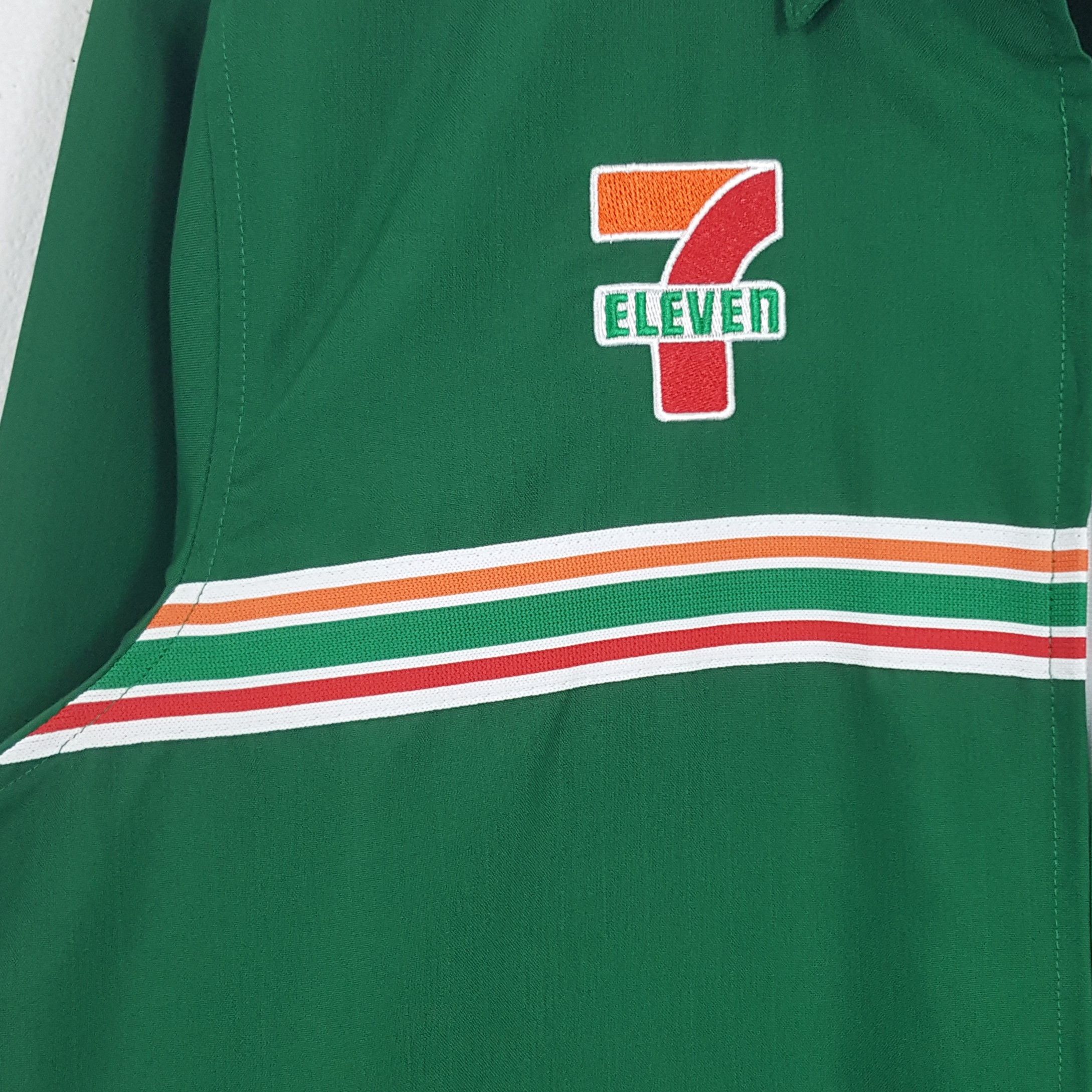 Japanese Brand × Vintage Vintage 7 Eleven Embroidery Logo Worker Uniform Jacket Size US M / EU 48-50 / 2 - 9 Thumbnail