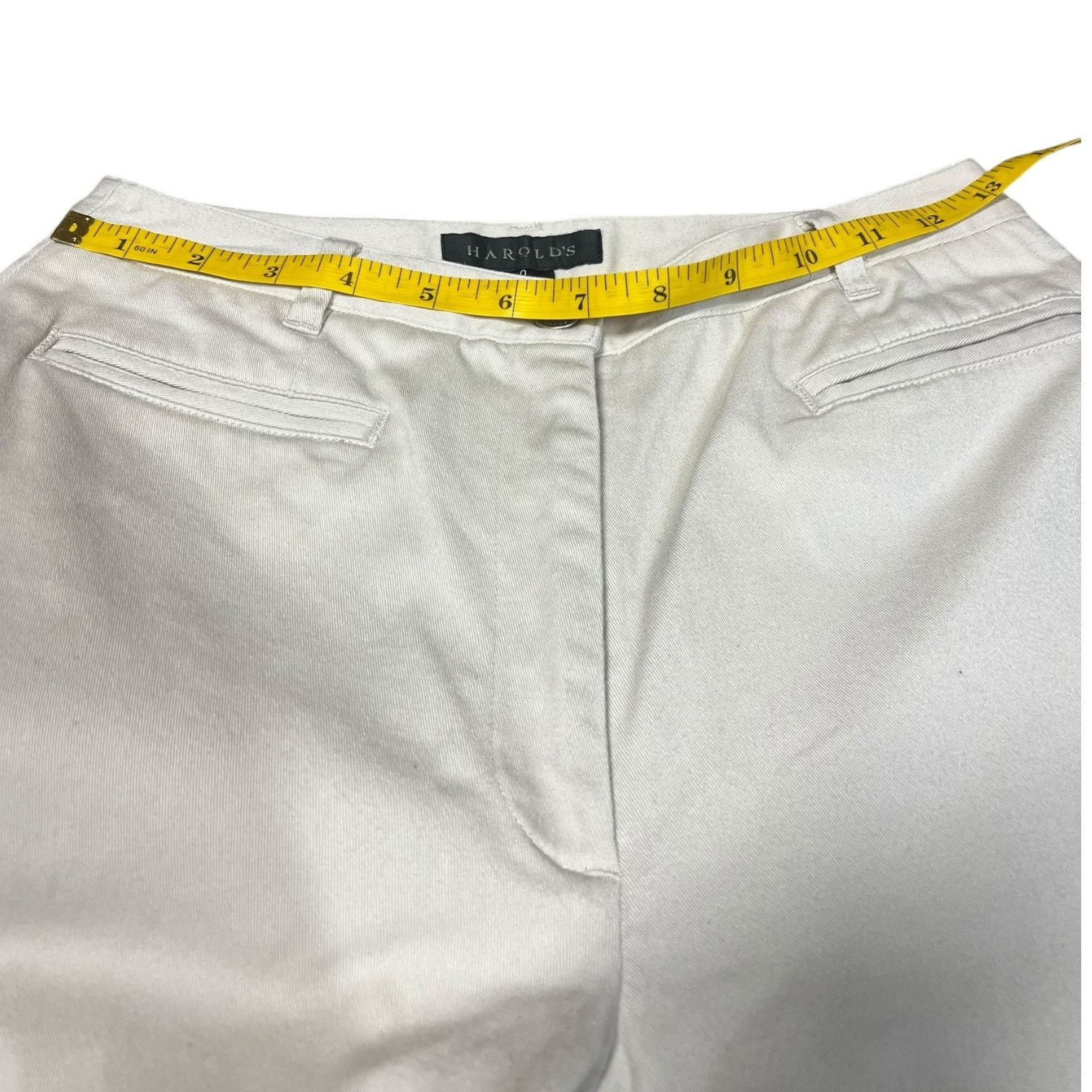 Other Harold’s Women’s White Stretch Pants | Size 0 Size 25" / US 0 / IT 36 - 3 Thumbnail