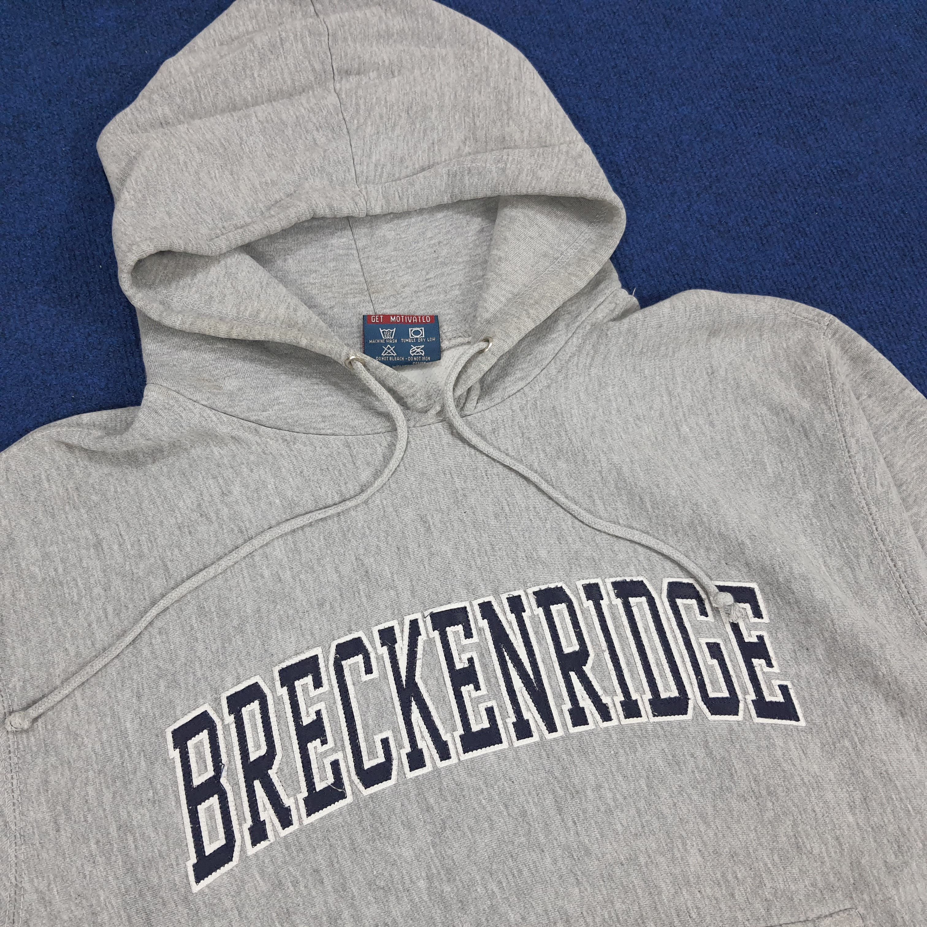 Vintage Vintage Breckenridge Spell Out America State Hoodie Size US L / EU 52-54 / 3 - 2 Thumbnail