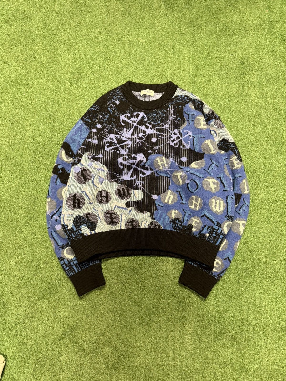 Off-White !rare! Off white knit sweater sized medium Size US M / EU 48-50 / 2 - 1 Thumbnail