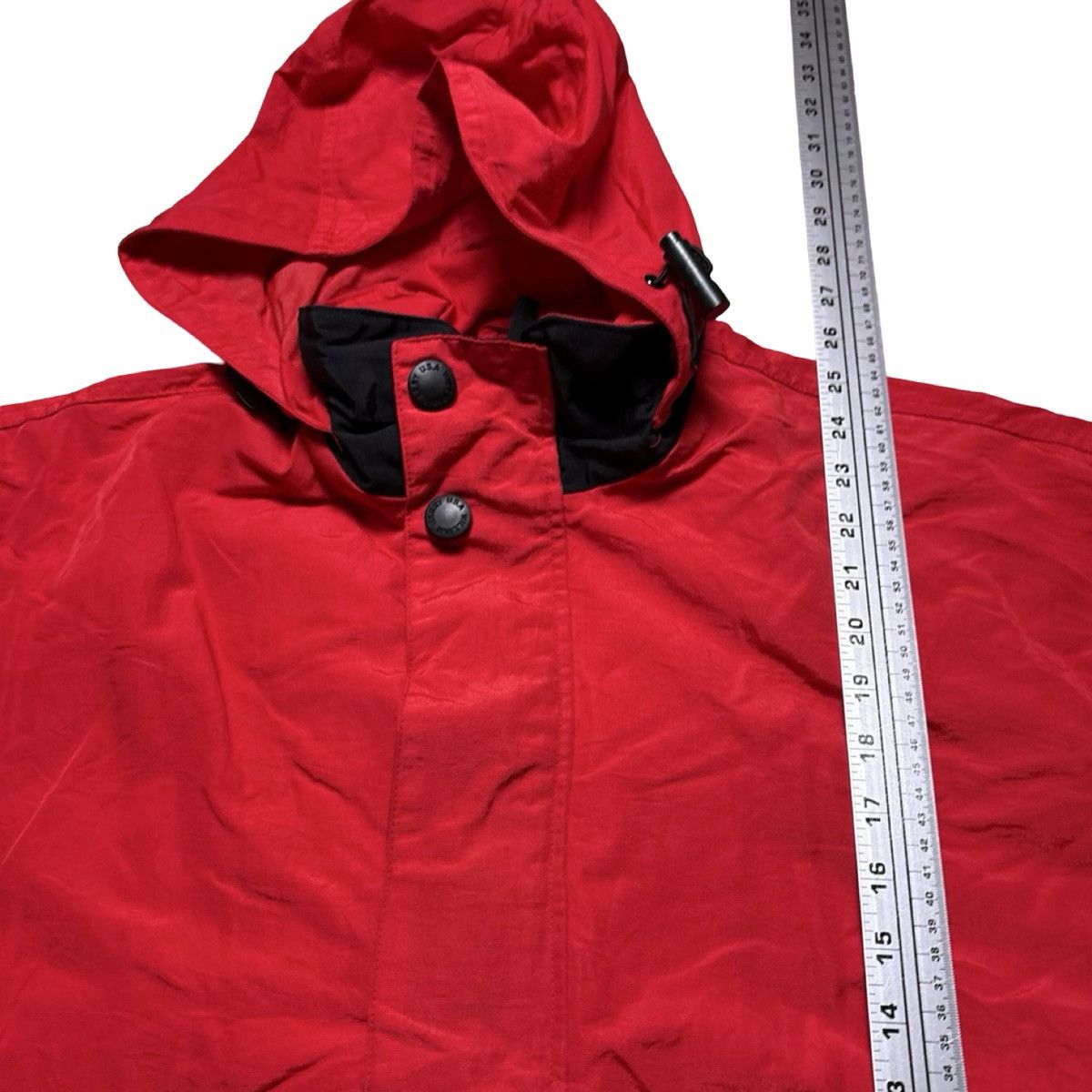 Other Vintage William Barry Red Rain Jacket Coat Hooded Gorp L Size US L / EU 52-54 / 3 - 5 Thumbnail