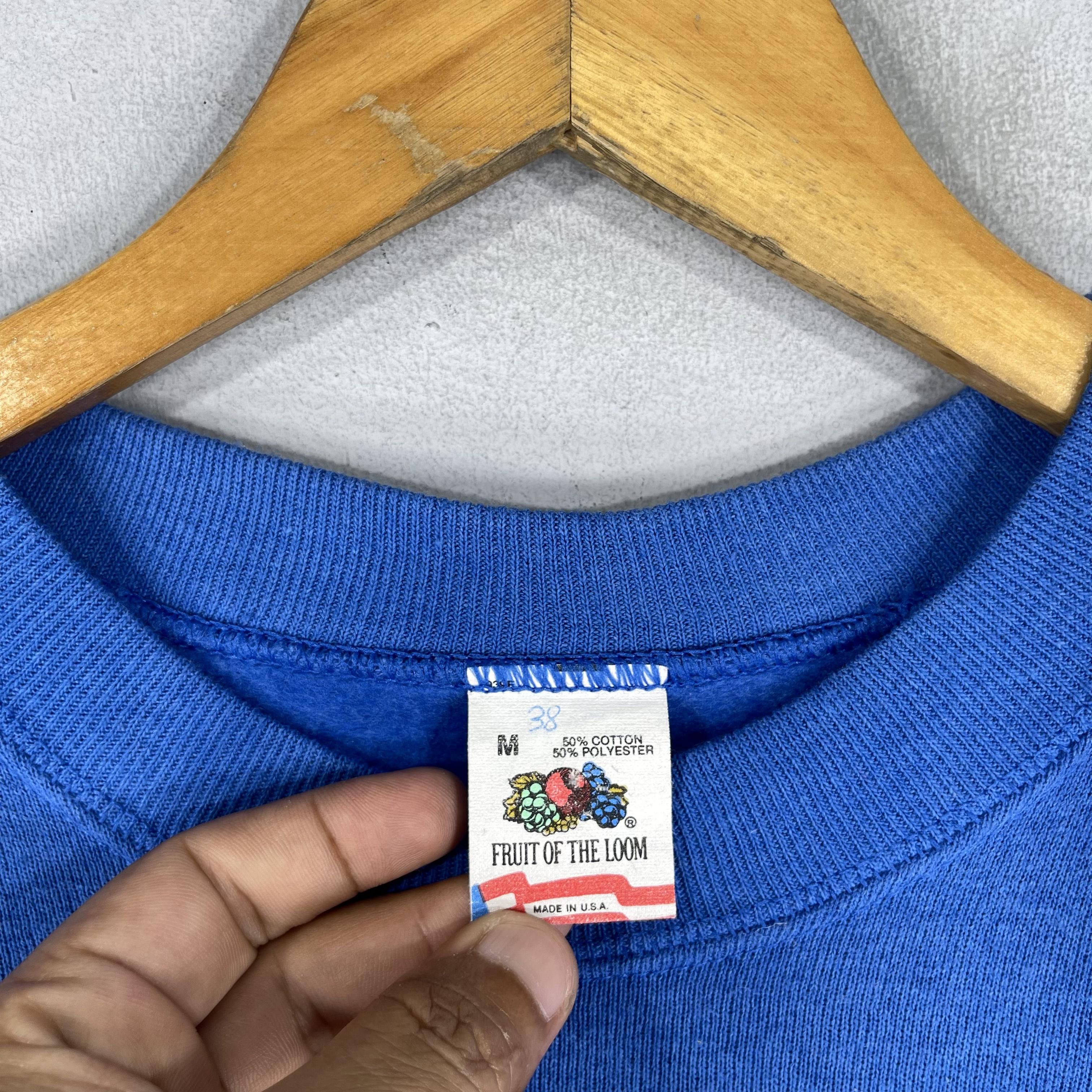 Fruit Of The Loom × Vintage Vintage 90's NASHVILLE Big City Light Printed Sweatshirt Size US M / EU 48-50 / 2 - 4 Thumbnail