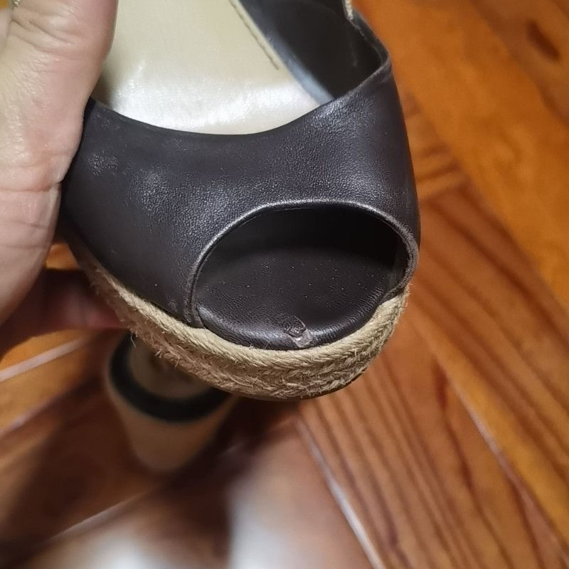 Gucci Gucci Black Wedge Heel Sandals -2508 Size US 6.5 / EU 39-40 - 6 Thumbnail