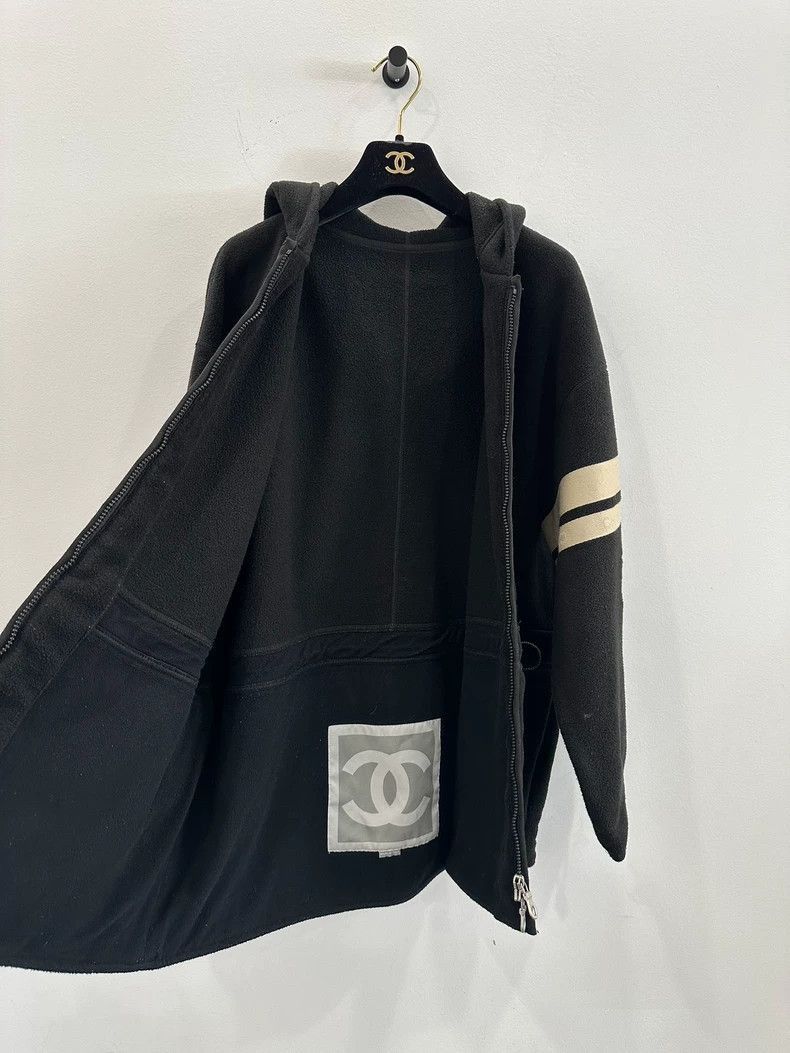 Chanel Chanel Black Zip Jacket with Logo -2505 Size US M / EU 48-50 / 2 - 3 Thumbnail