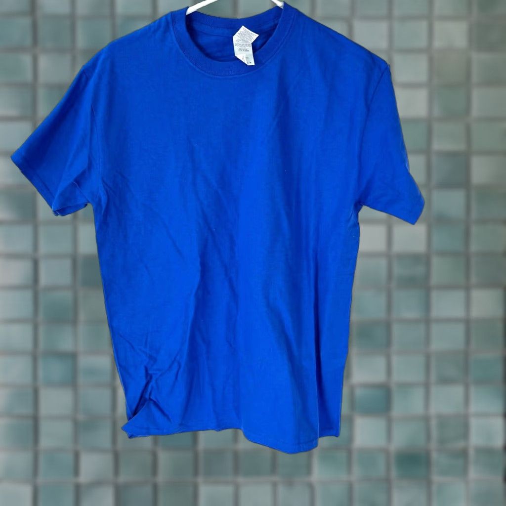 Gildan VINTAGE Pack Of 2 Gildan Ultra Cotton Short Sleeves Pullover Blue T Shirt Men's Size M Size US M / EU 48-50 / 2 - 1 Thumbnail