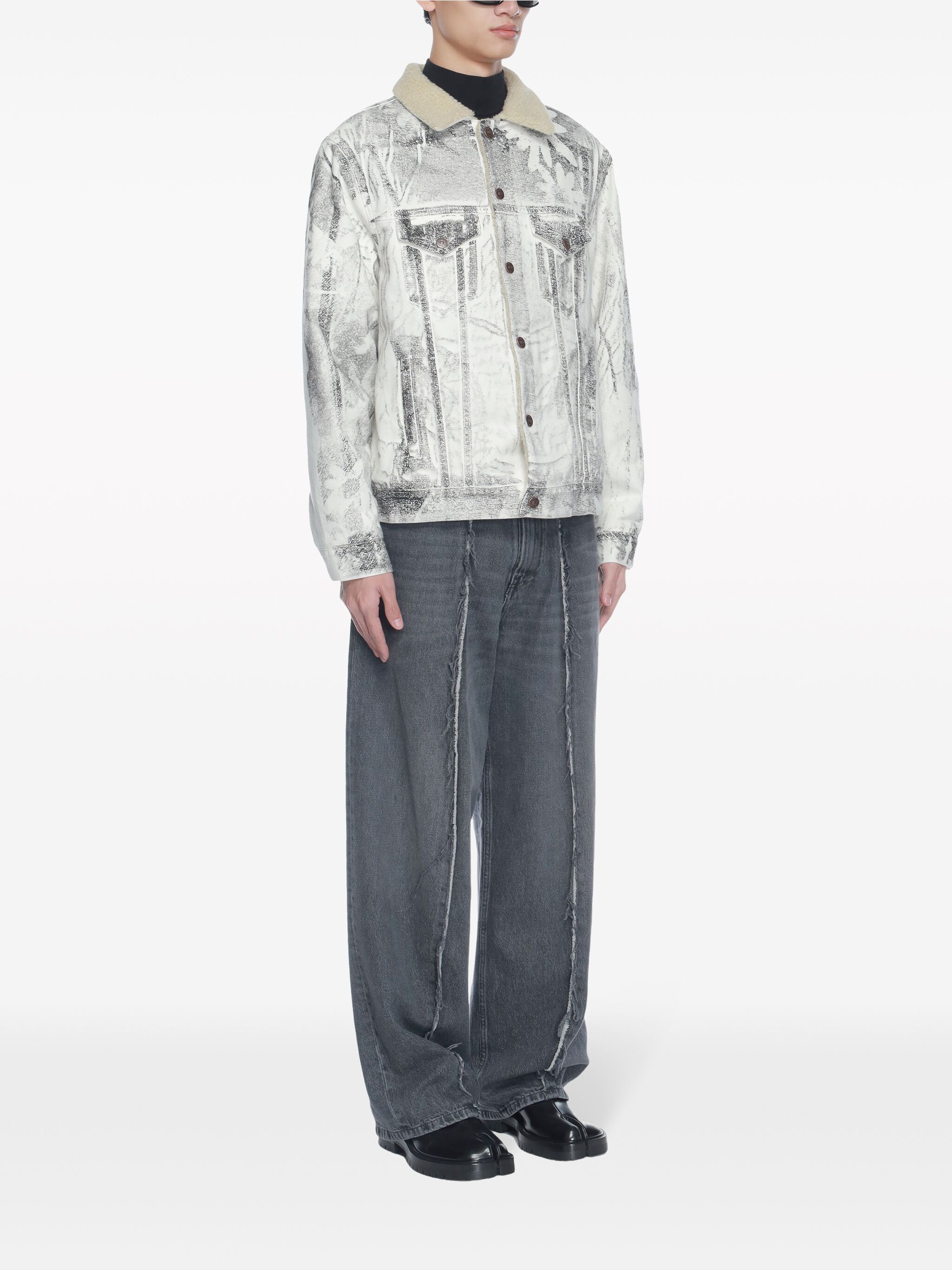 Maison Margiela o1y1124 Denim Jacket in Multicolor Size US S / EU 44-46 / 1 - 3 Thumbnail