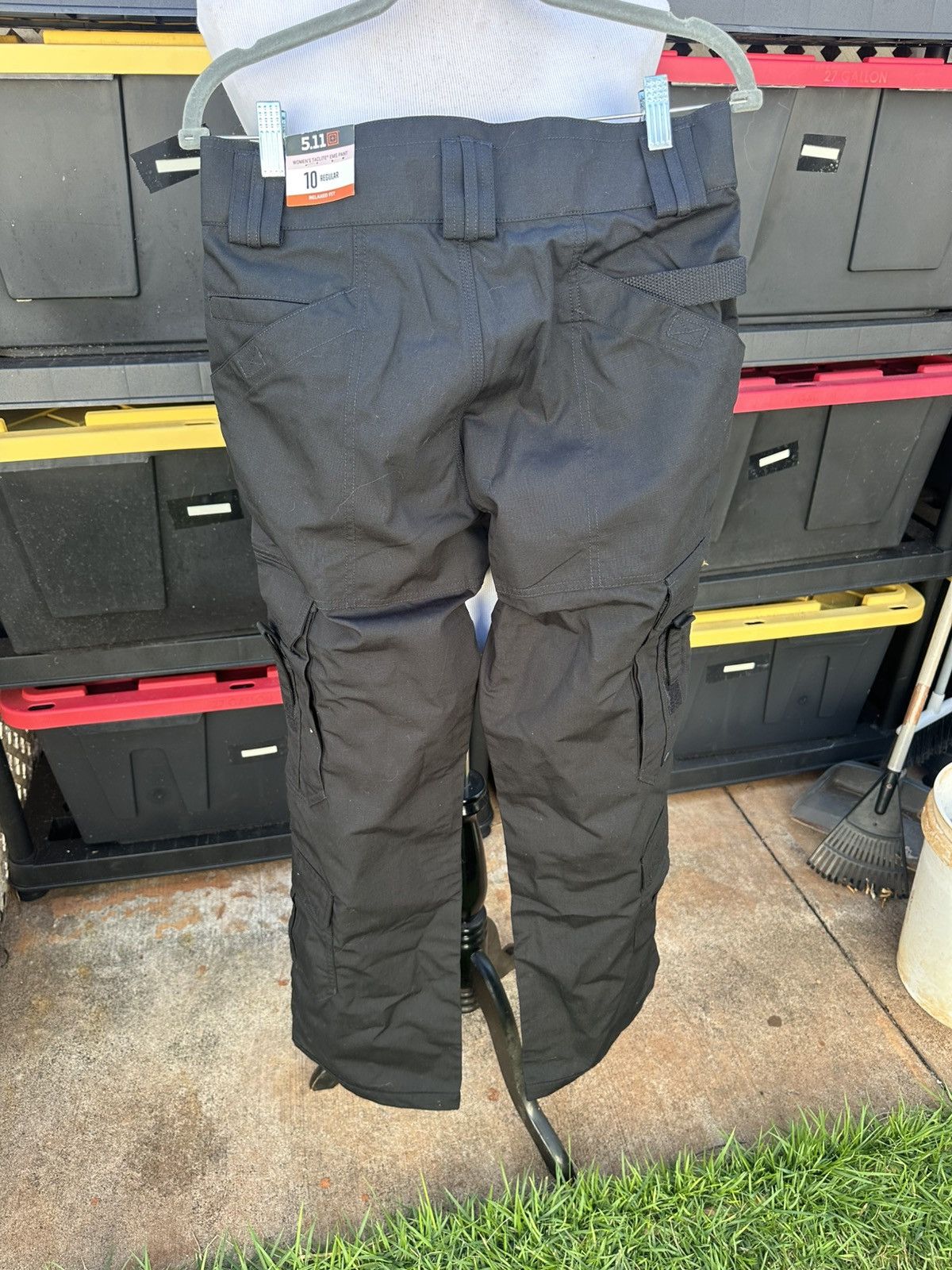 5.11 New 5.11 Women’s TacLite Ems Pants Black 10 Relaxed Fit Size 32" / US 10 / IT 46 - 2 Thumbnail