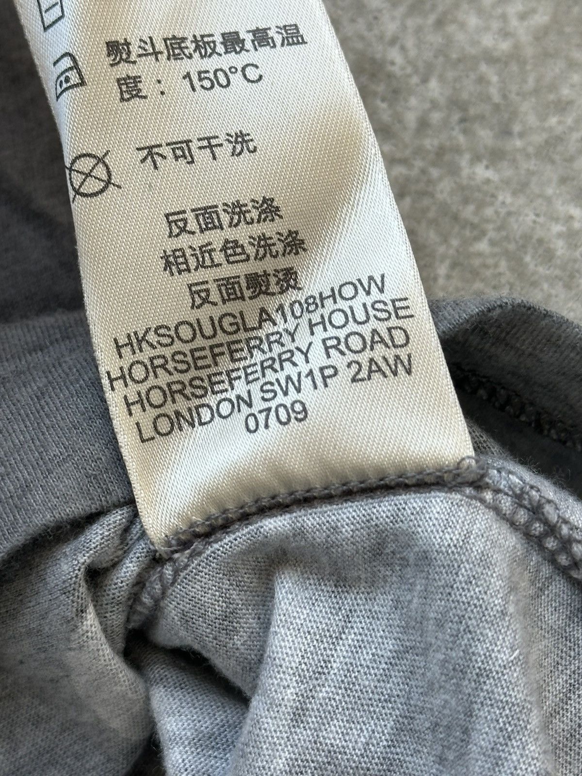 Burberry Burberry Brit Archive Vintage Logo Grey T-Shirt Size US L / EU 52-54 / 3 - 7 Thumbnail
