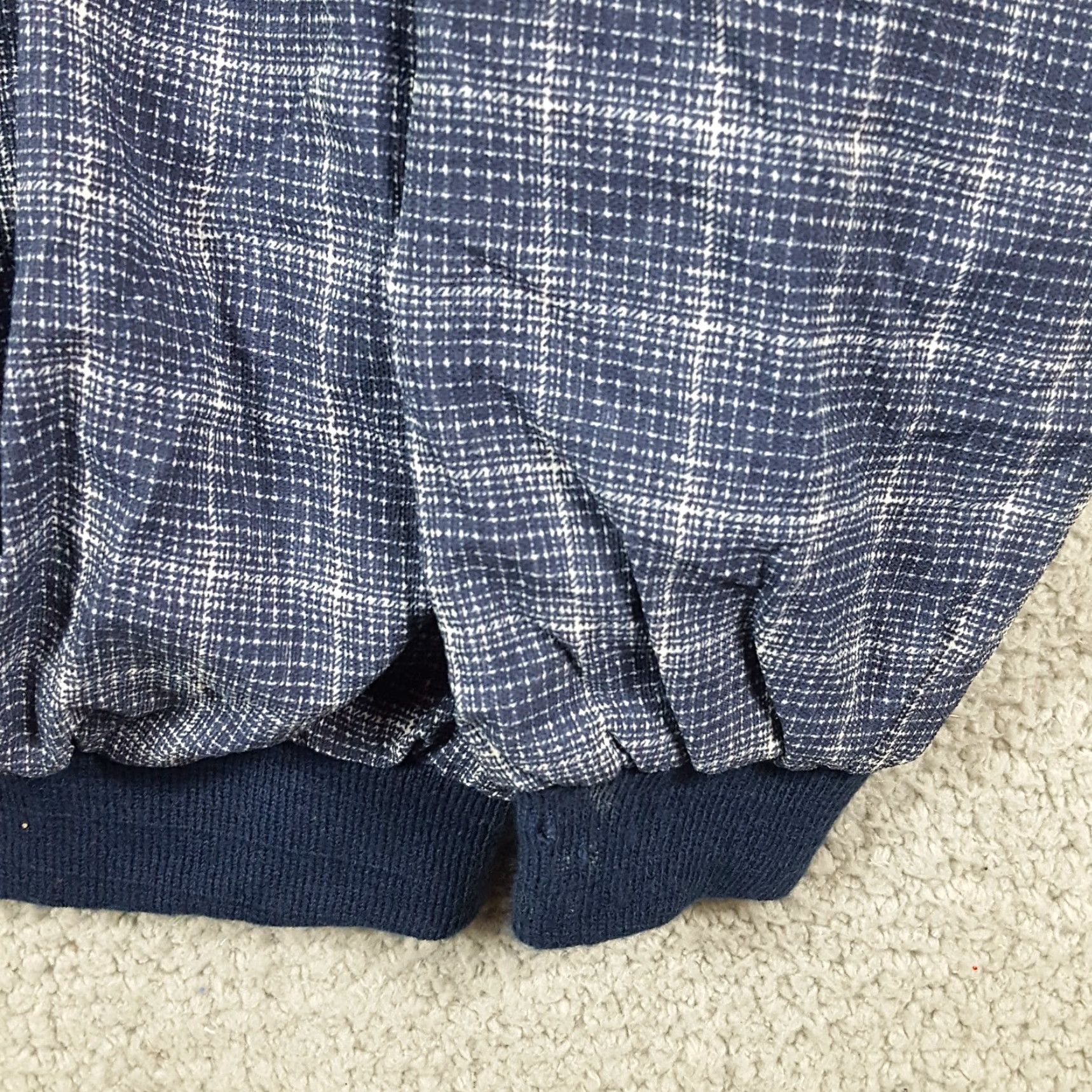Vintage VINTAGE Bruce Clark Windbreaker Jacket Womens Plaid Blue Windproof Breathable Scotland Large Pullover Jacket 80s 90s Outdoor Casual Travel Workwear Size L / US 10 / IT 46 - 3 Thumbnail