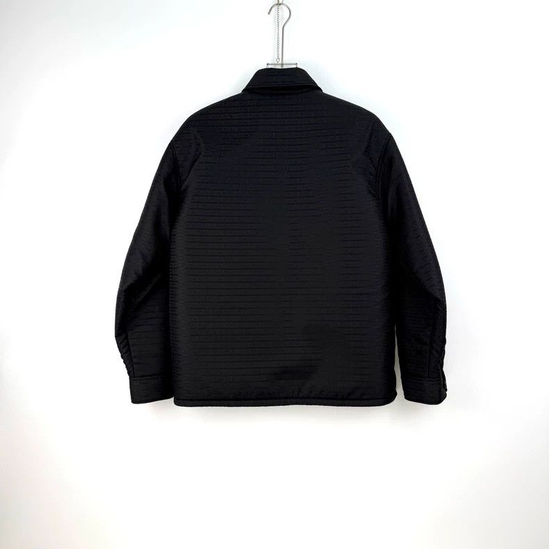 Prada Prada Black full logo metal triangle label down jacket 2502 Size US XXS / EU 40 - 4 Thumbnail
