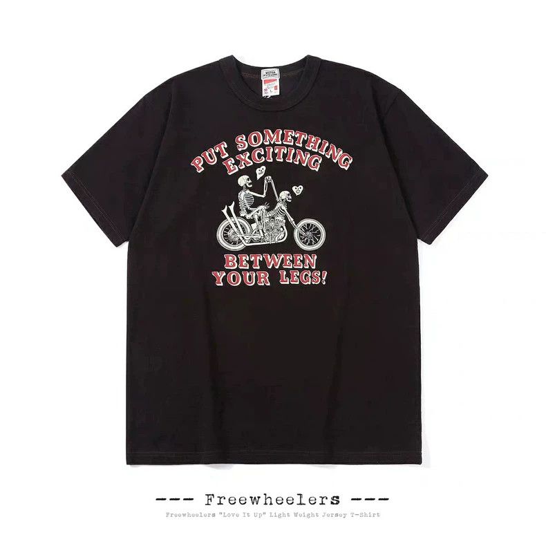 Freewheelers FREEWHEELERS Skull locomotive T-shirt Size US M / EU 48-50 / 2 - 1 Thumbnail