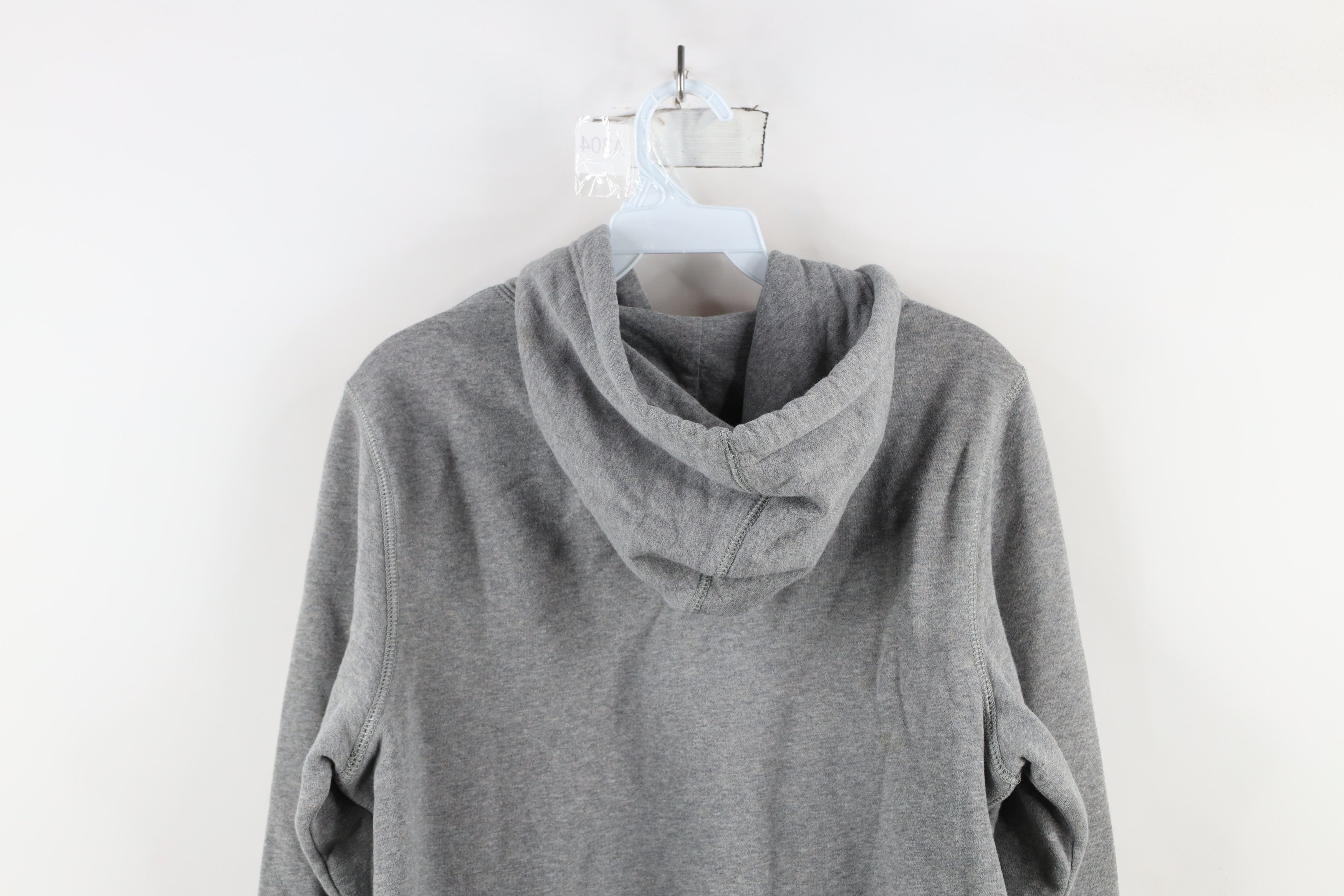 Nike × Vintage Vintage Y2K Nike Scott Mini Swoosh Hoodie Sweatshirt Gray Size US S / EU 44-46 / 1 - 11 Thumbnail