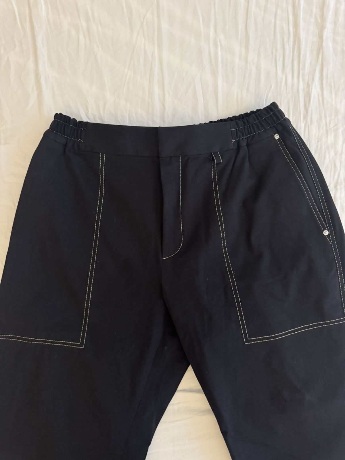 Helmut Lang Helmut Lang Pull On Pant in Black Size US 34 / EU 50 - 4 Thumbnail