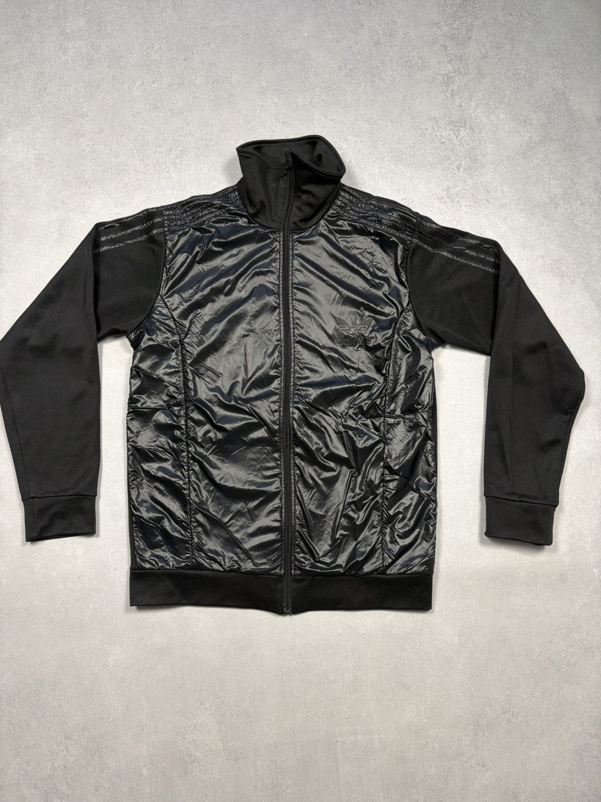 Vintage Adidas Originals Black Track Jacket Trefoil Zip Up M