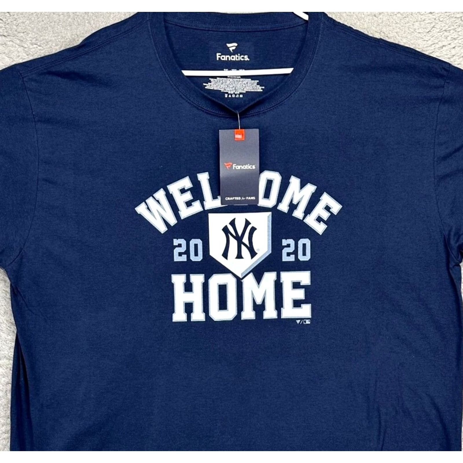 Vintage VINTAGE New York Yankees Shirt Adult 2XL Navy Blue Graphic T-Shirt Mens Fanatics NEW Size US XXL / EU 58 / 5 - 2 Thumbnail