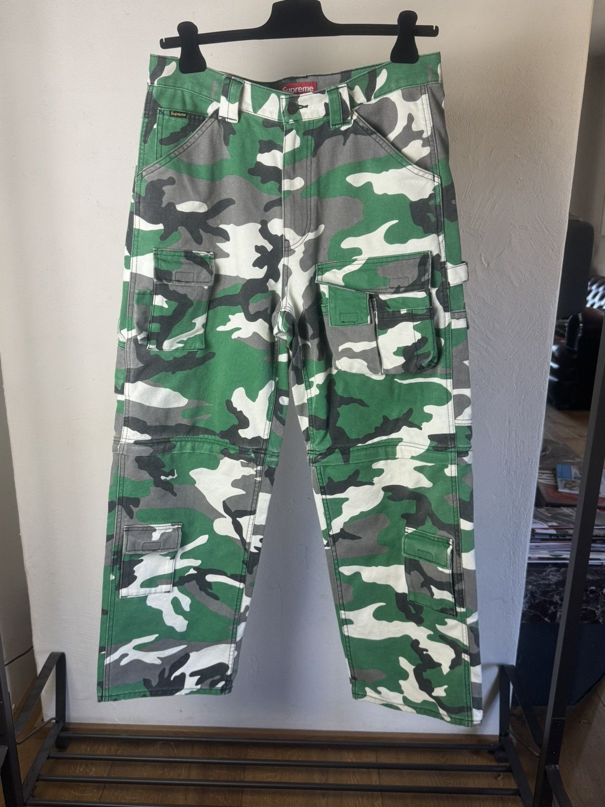 Supreme Supreme green camo zip-cargos Size US 32 / EU 48 - 1 Thumbnail