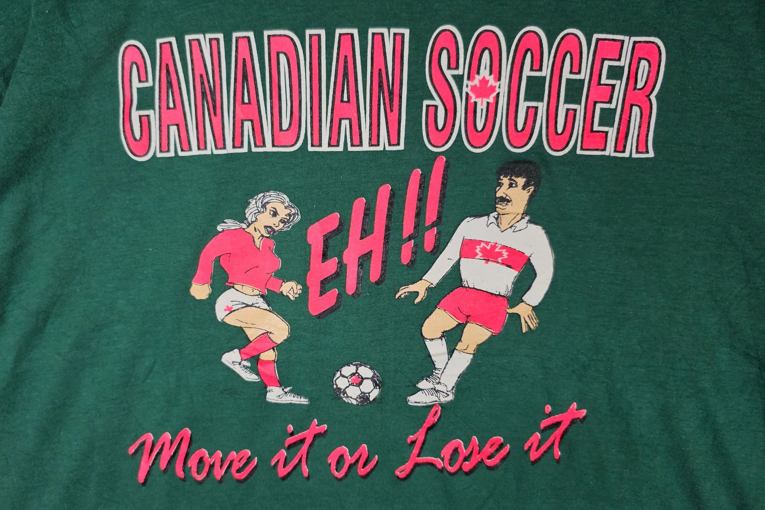 Vintage 80s “Canadian Soccer” Tee | Made in Canada Size US XL / EU 56 / 4 - 3 Thumbnail