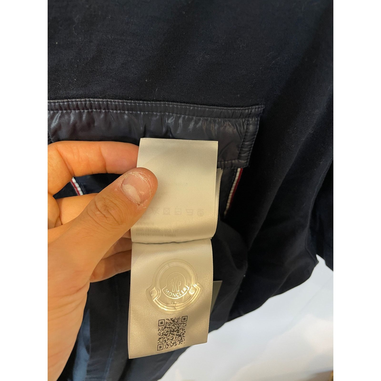 Moncler Moncler Navy Pocket Tee Used XXXL Size US XXL / EU 58 / 5 - 3 Thumbnail