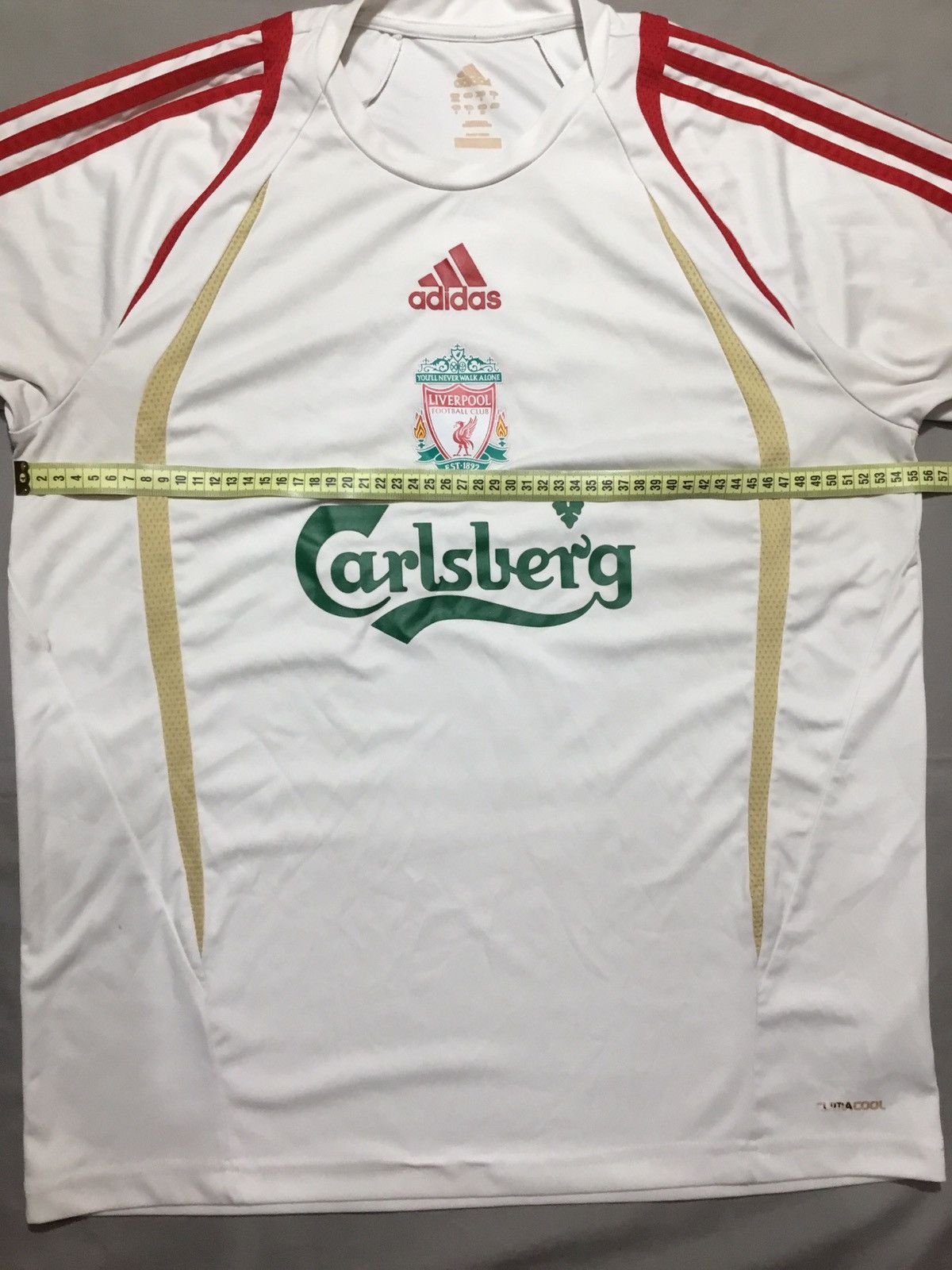 Adidas LIVERPOOL FOOTBALL CLUB FC 2007 CARLSBERG LFC REDS Size US XL / EU 56 / 4 - 5 Thumbnail