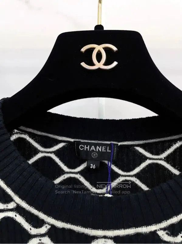 Chanel Chanel Logo Cotton Short Sleeve T-shirt . Size S / US 4 / IT 40 - 3 Thumbnail