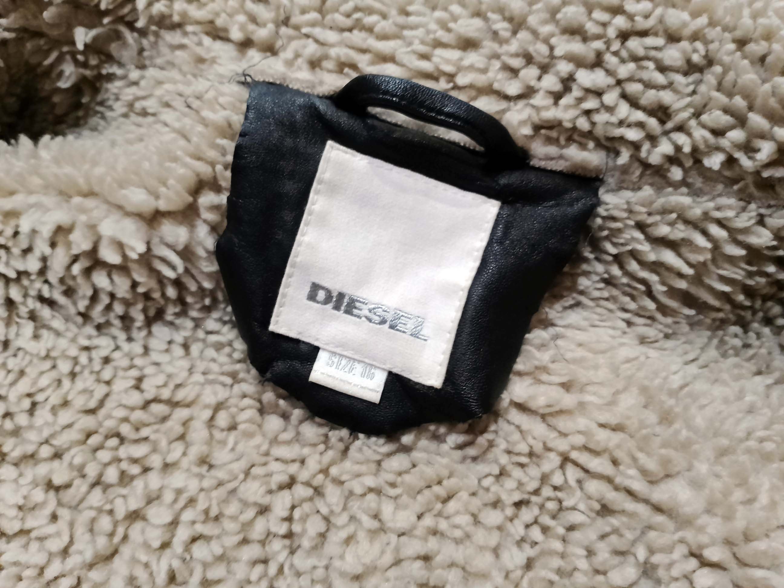 Diesel Diesel Faux Fur Jacket - Gray - Bold Indian Logo Size L / US 10 / IT 46 - 12 Thumbnail