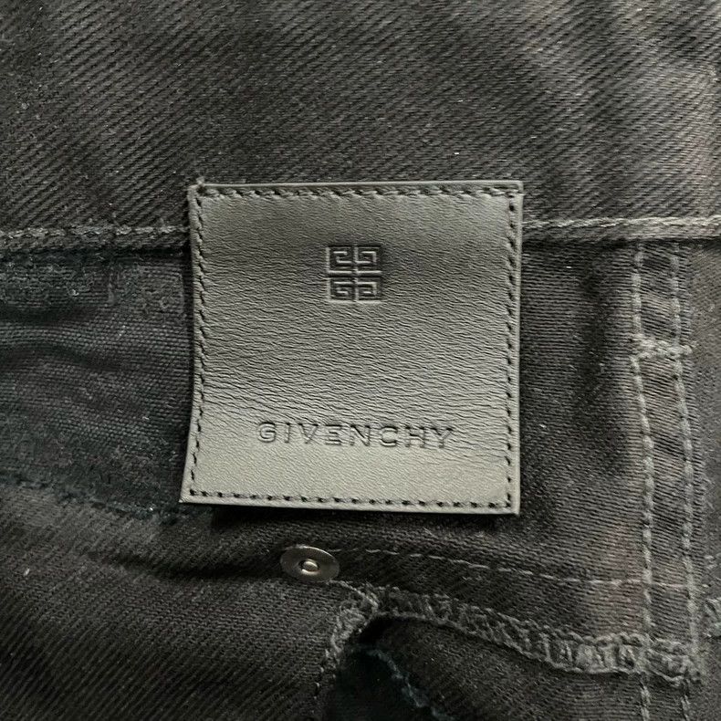 Givenchy Givenchy Black Ripped Jeans Size US 36 / EU 52 - 4 Thumbnail