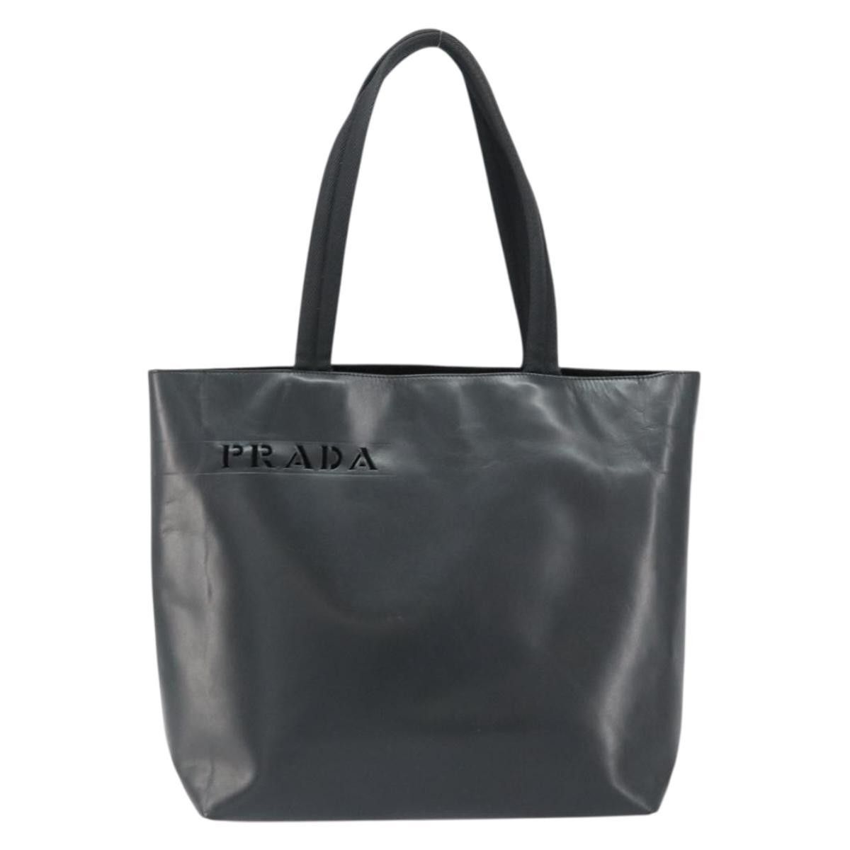 Prada Prada Vintage Tote Leather Size ONE SIZE - 1 Thumbnail