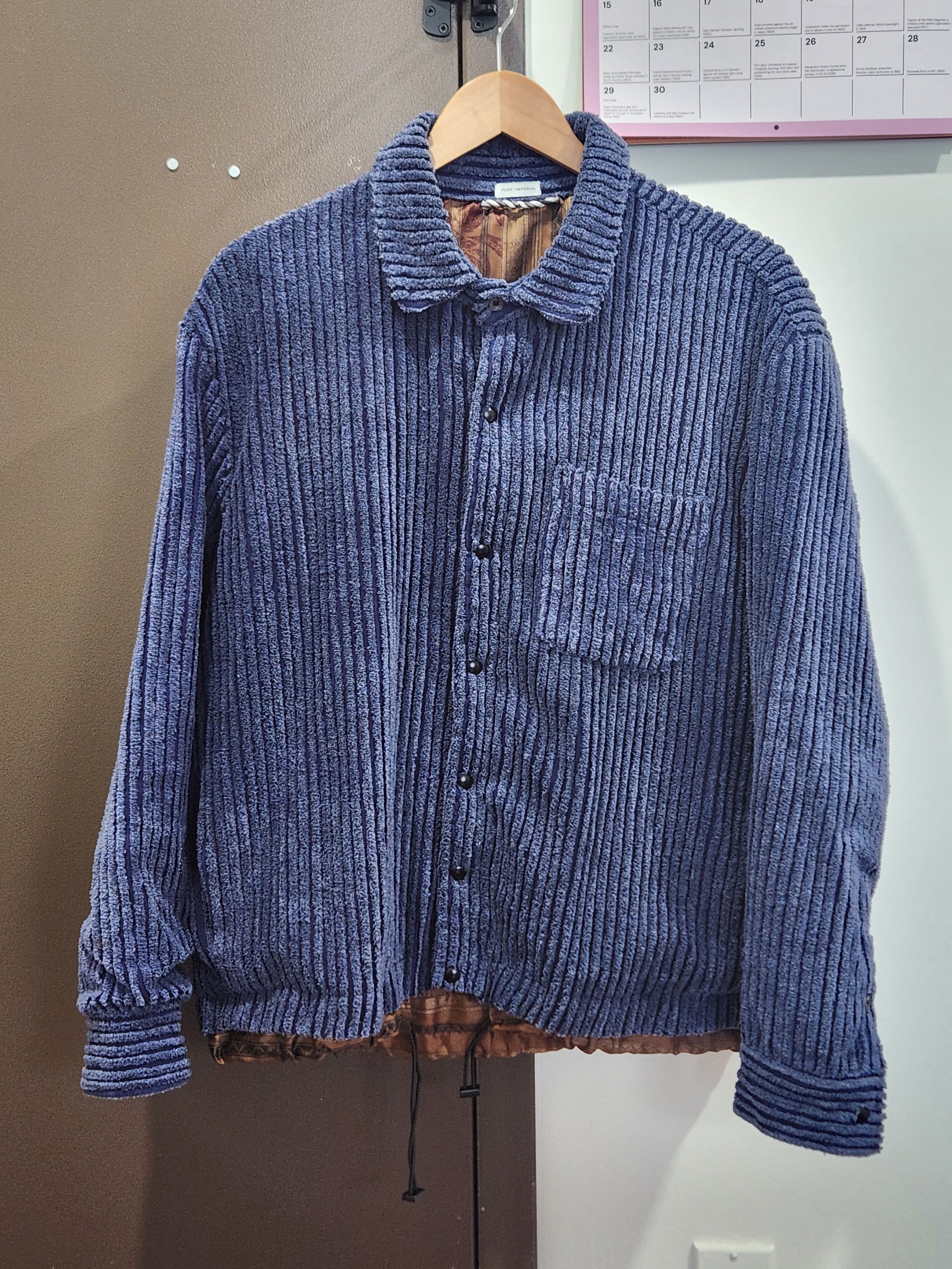 Post-Imperial Ikeja Hand-Dyed Chenille Corduroy Jacket Size US S / EU 44-46 / 1 - 10 Thumbnail