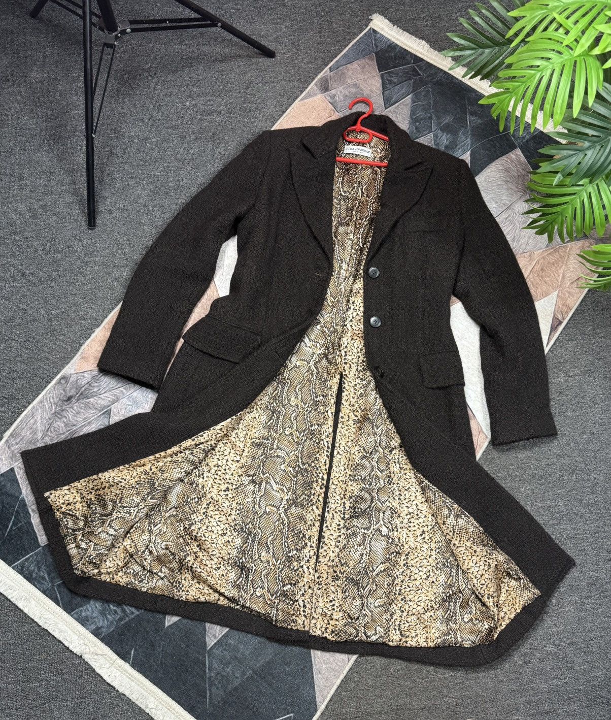 Dolce & Gabbana Archive Dolce & Gabbana Long Alpaca Wool Coat Made in Italy Size L / US 10 / IT 46 - 25 Thumbnail