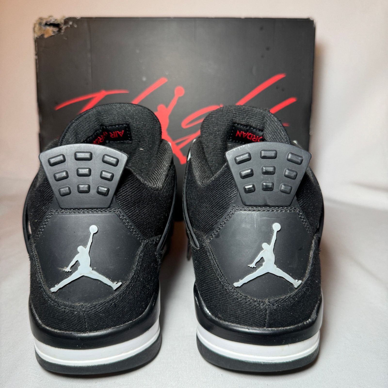 Jordan Brand × Nike Size 10.5 - Air Jordan 4 Retro SE Black Canvas Men's Shoes Size US 10.5 / EU 43-44 - 5 Thumbnail