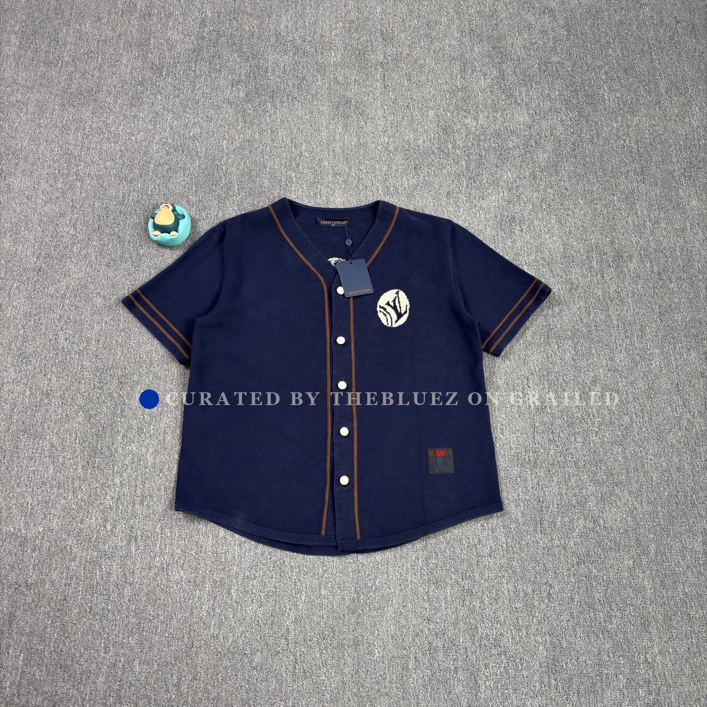 Louis Vuitton Louis Vuitton Nigo Embroidered Baseball Jersey