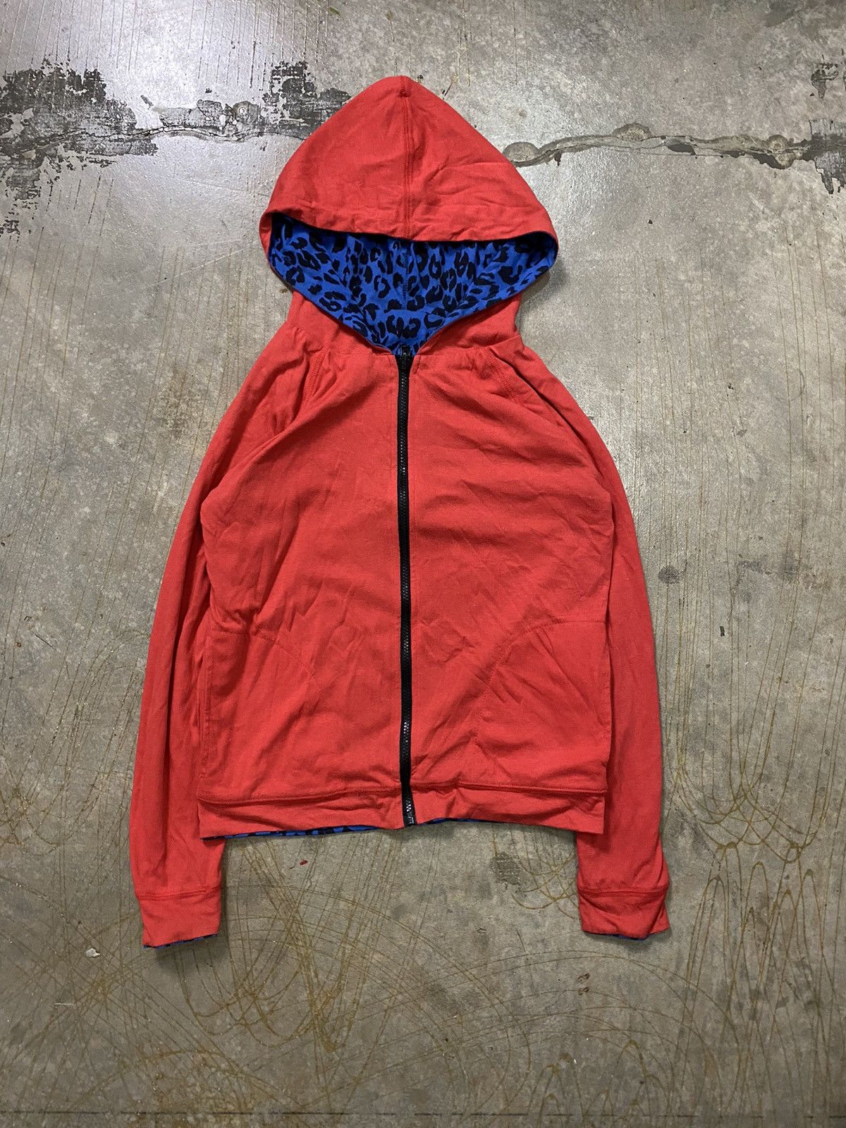 20471120 Hell cat punk blue leopard reversible hoodie Size M / US 6-8 / IT 42-44 - 13 Thumbnail