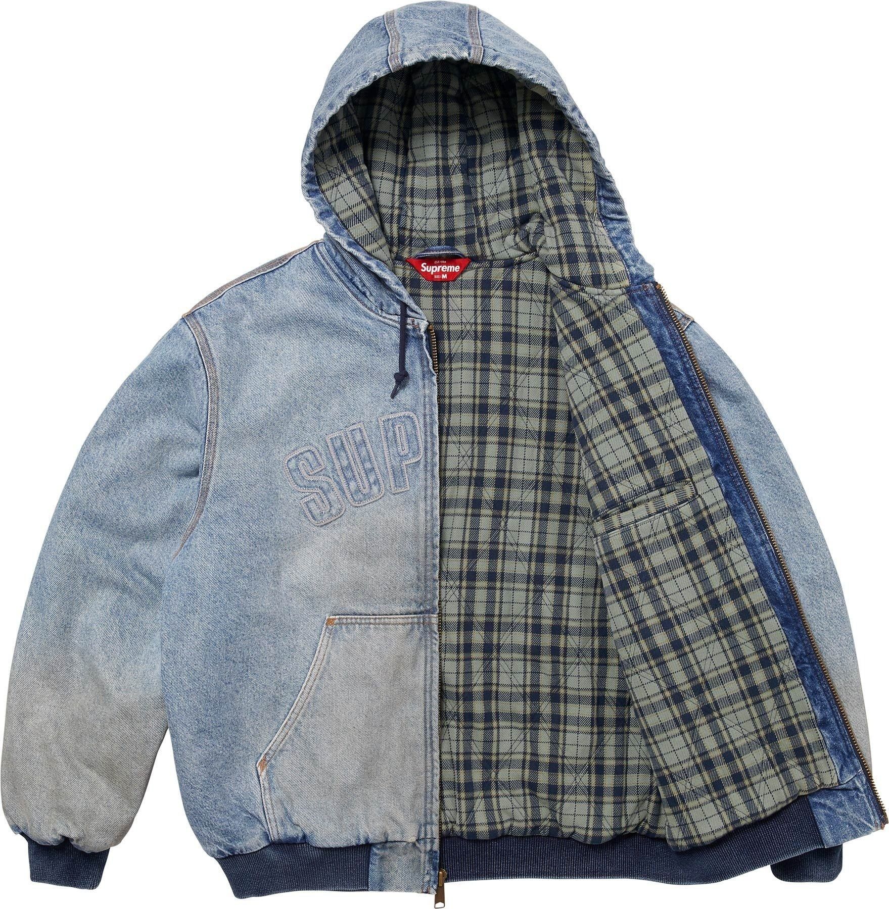 Supreme Reflective Arc Hooded Work Jacket | Grailed