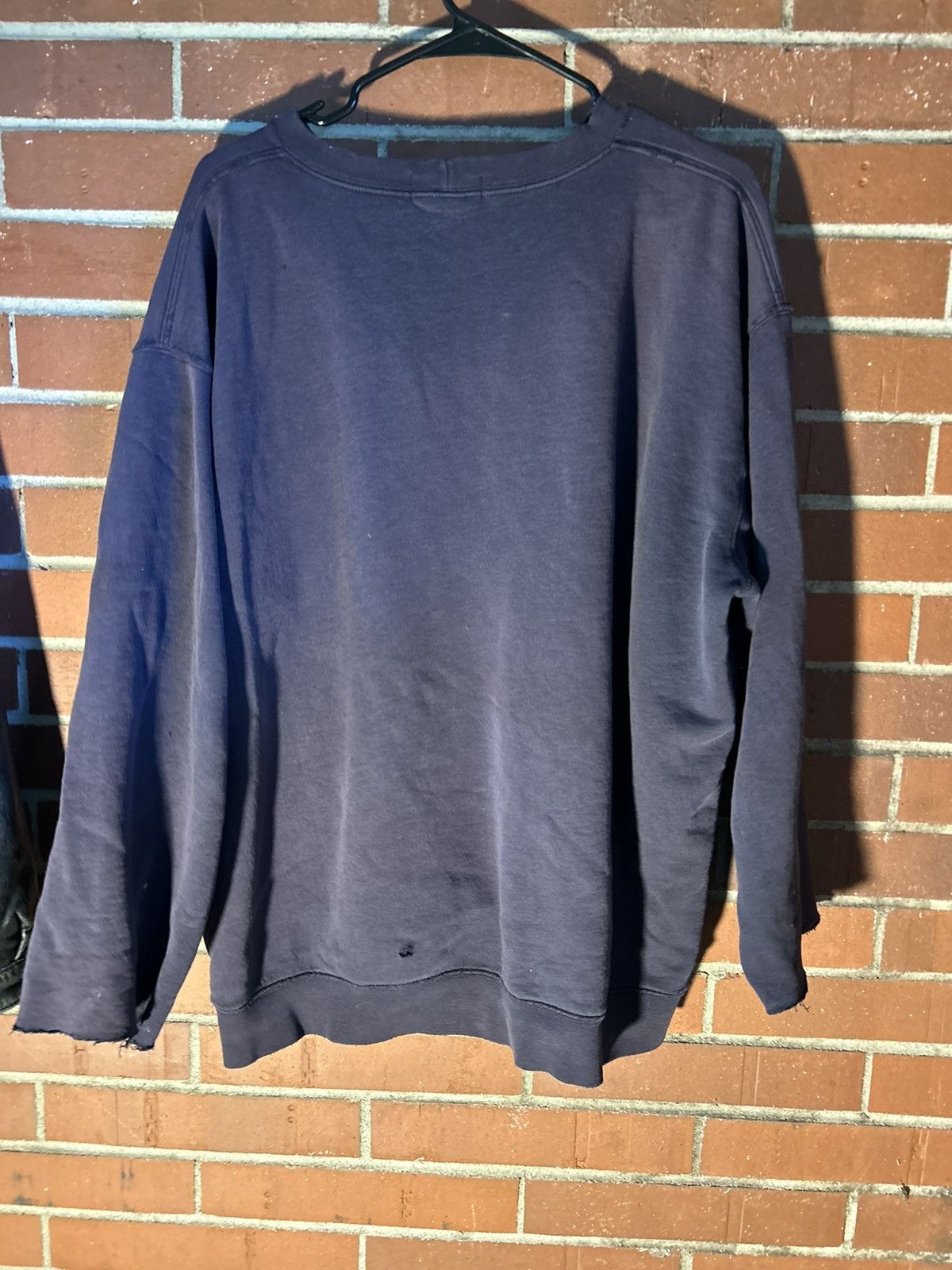 Lands' End × Vintage Vintage and Distressed Purple Sweater Size US XL / EU 56 / 4 - 2 Thumbnail
