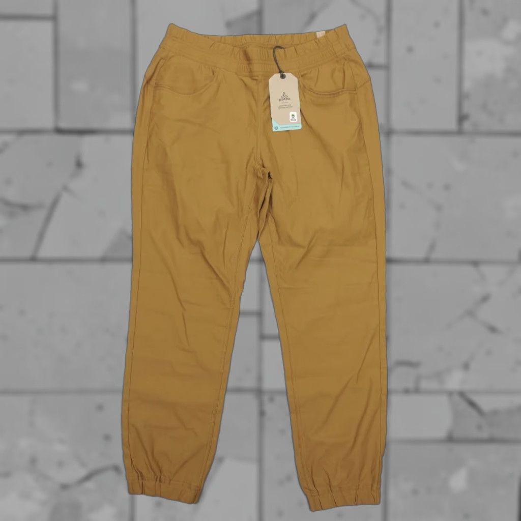 Prana prAna Halle E-Waist Joggers II Womens Size 8 Relaxed Fit Antique Bronze Pants Tapered Inseam 27 in Size 30" / US 8 / IT 44 - 1 Thumbnail