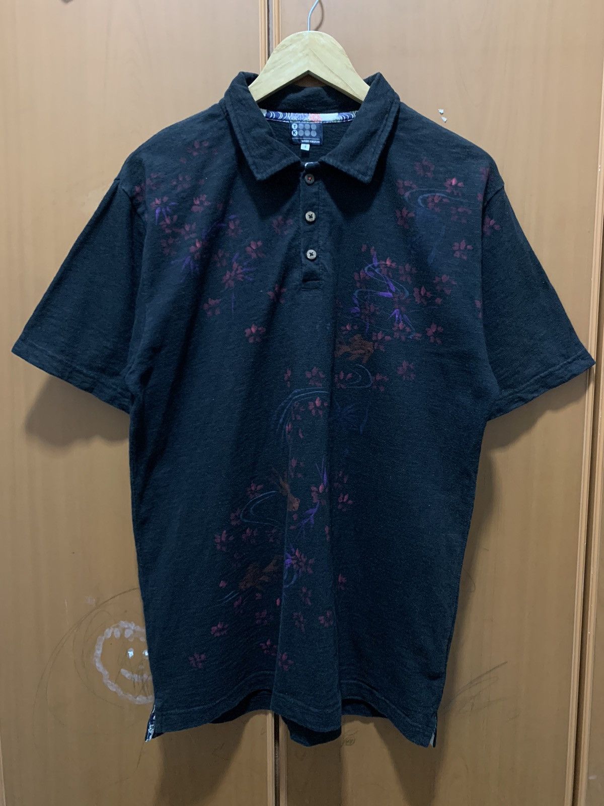 Takeo Kikuchi 🔥 Japanese Traditional Gold Fish Polo Tees