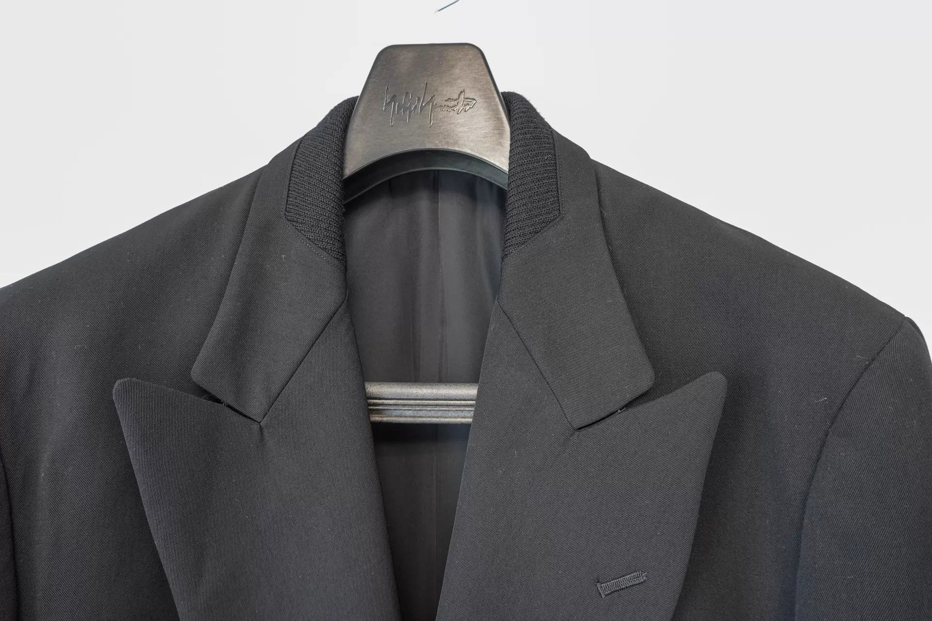 Yohji Yamamoto Yohji Yamamoto 1995AW Knit Peak Lapel DB Jacket Size US S / EU 44-46 / 1 - 2 Thumbnail