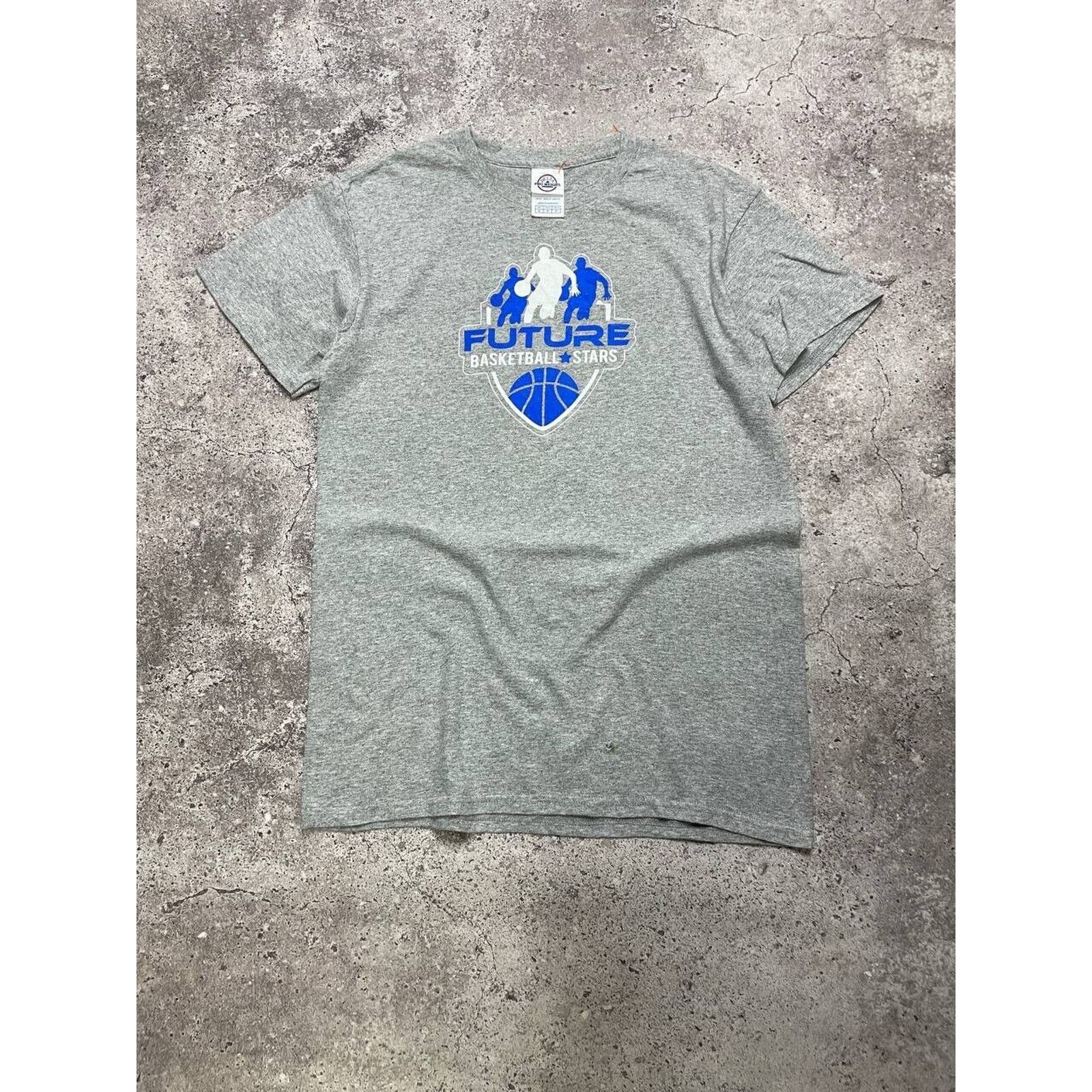 Vintage Vintage Future Basketball Stars Gray T-Shirt - Size S Size US S / EU 44-46 / 1 - 1 Thumbnail