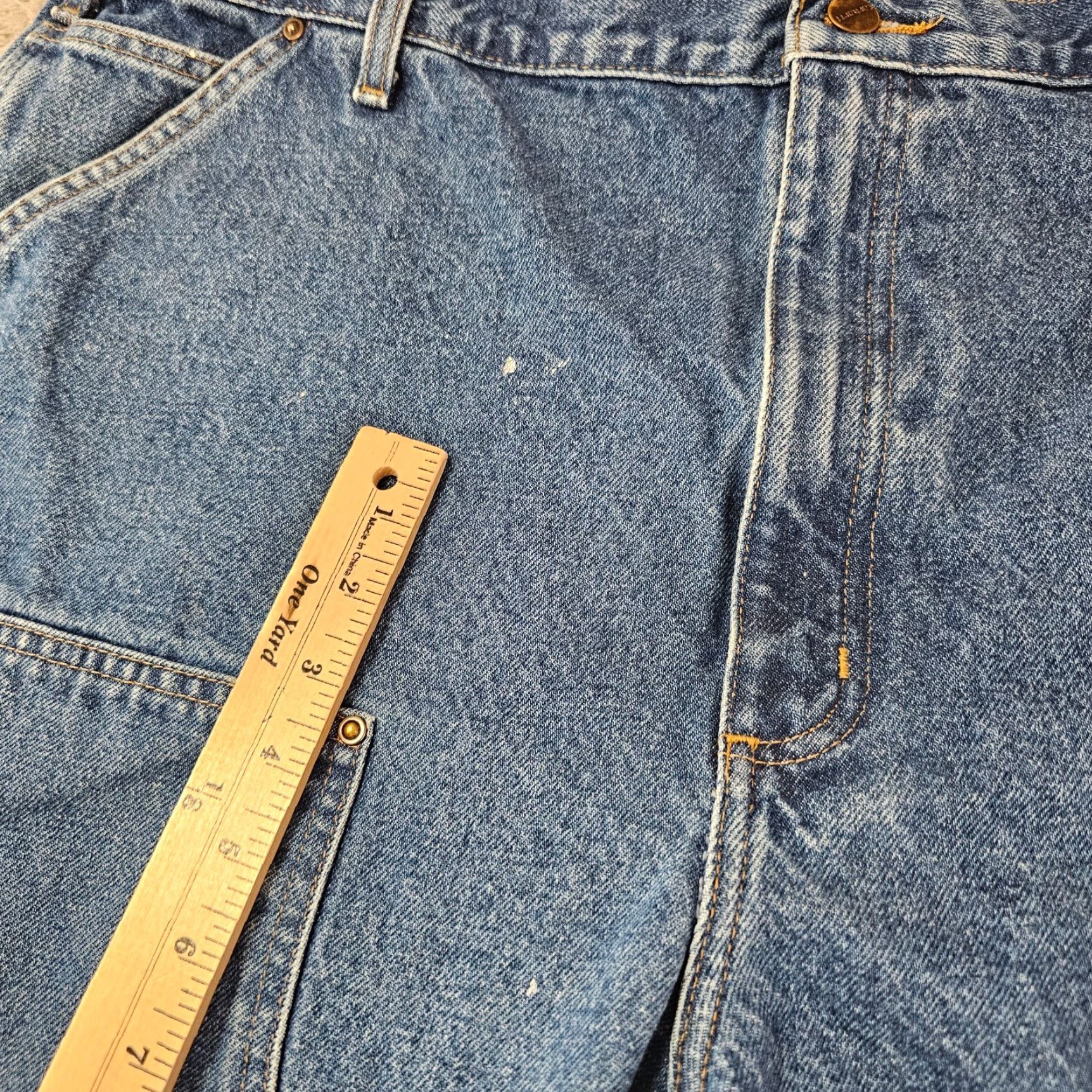 Carhartt Carhartt Jeans Carpenter Work Pants 40x30 Regular 40 Blue Denim Cotton Straight Pockets Mens Size US 40 / EU 56 - 4 Thumbnail