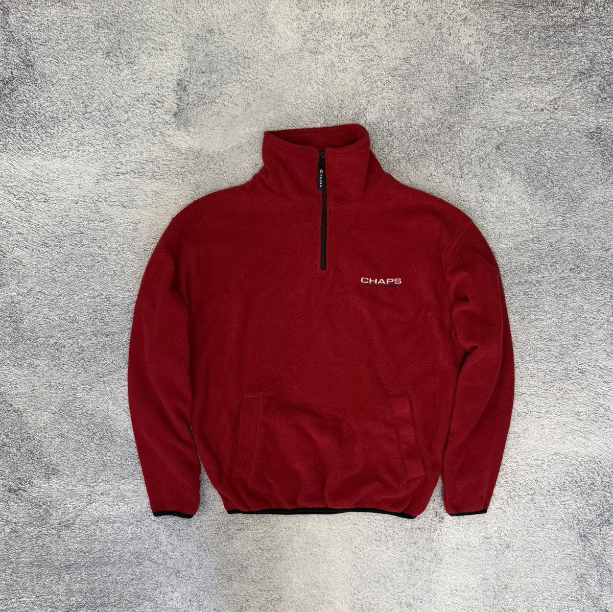 Chaps Ralph Lauren Chaps Ralph Lauren Fleece 1/4 Zip Pullover Logo Vintage M-L Size US M / EU 48-50 / 2 - 3 Thumbnail