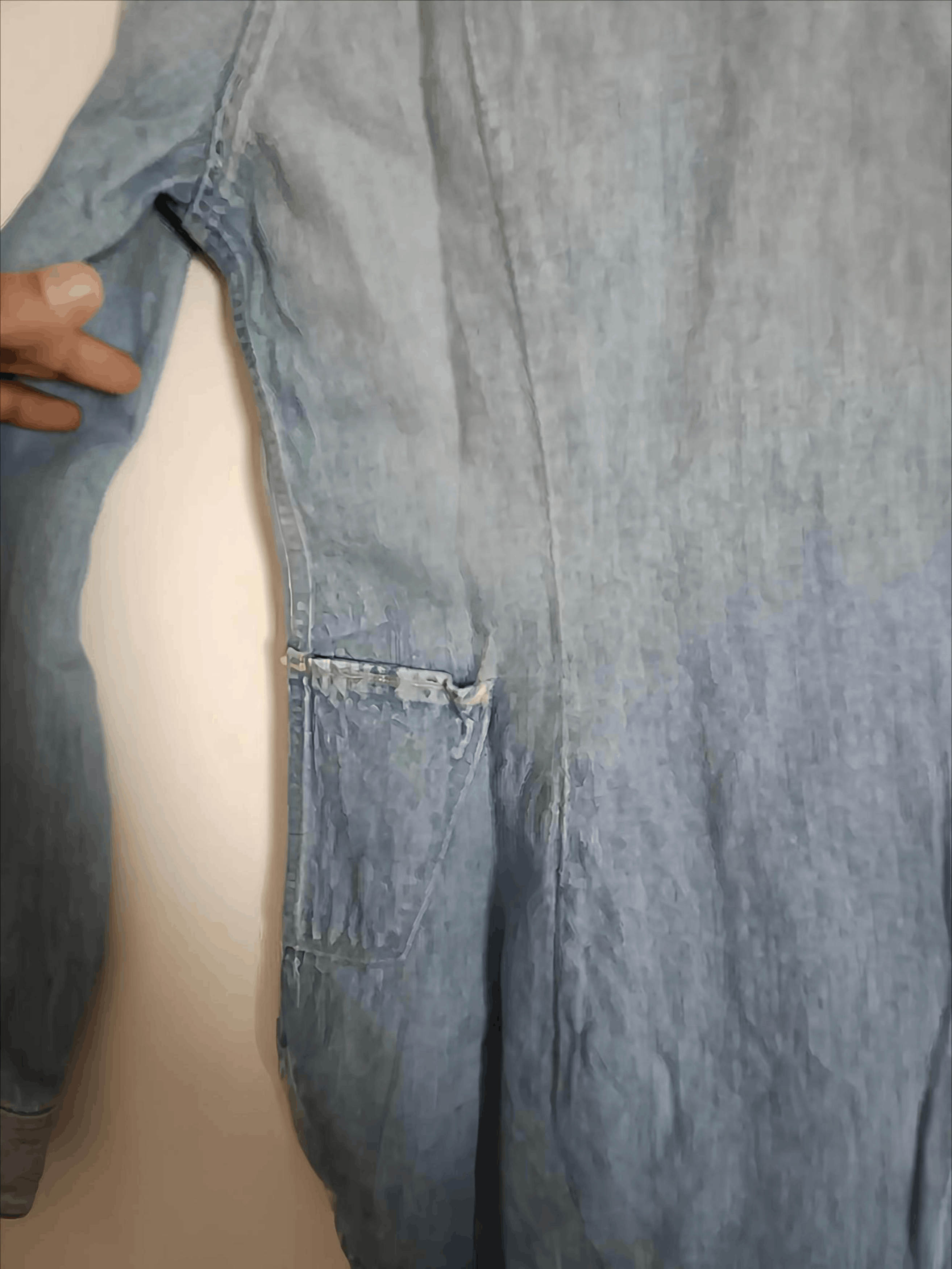 Johnbull × Self Edge × Vintage Vintage john bull selvedge assymetric chambray button shirt Size US M / EU 48-50 / 2 - 6 Thumbnail