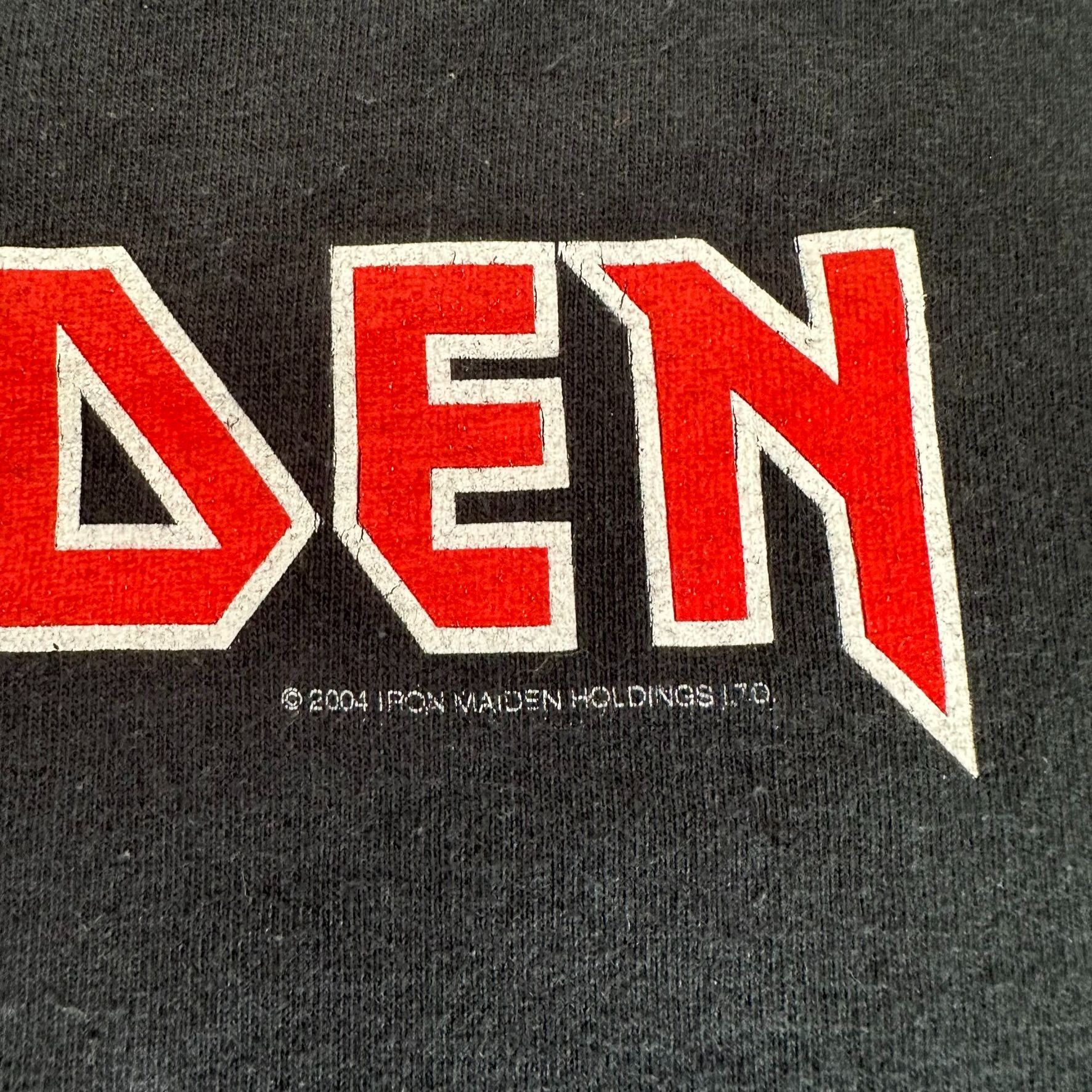 Iron Maiden Vintage Y2K Iron Maiden Logo T-Shirt Heavy Metal Band Tee Size US L / EU 52-54 / 3 - 3 Thumbnail