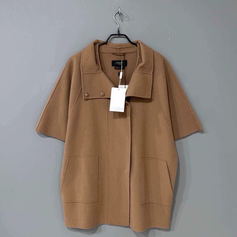 Max Mara Max Mara Brown wool cloak Size M / US 6-8 / IT 42-44 - 1 Thumbnail