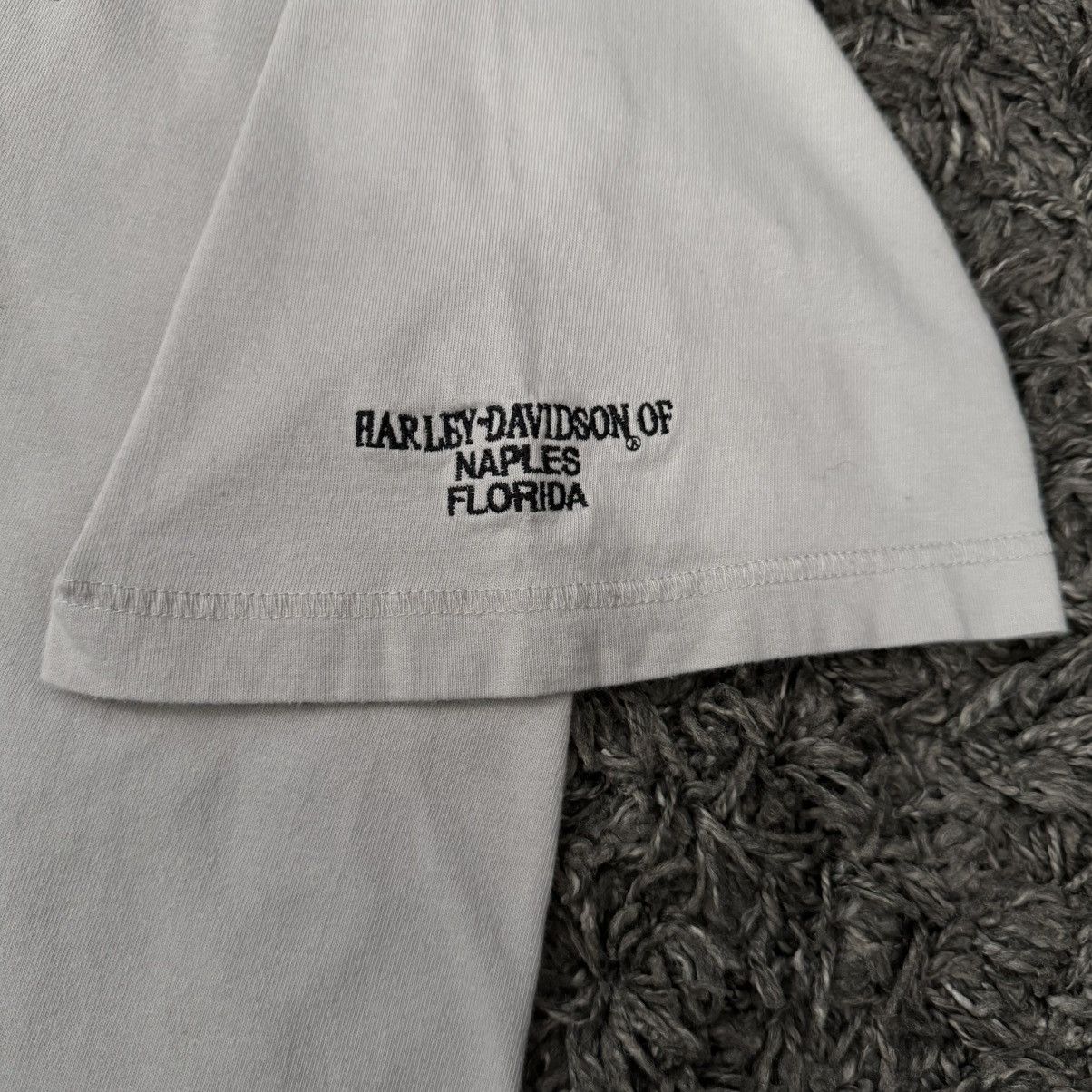 Harley Davidson Y2K Harley Davidson Tee Shirt Naples Florida Size US XL / EU 56 / 4 - 8 Thumbnail