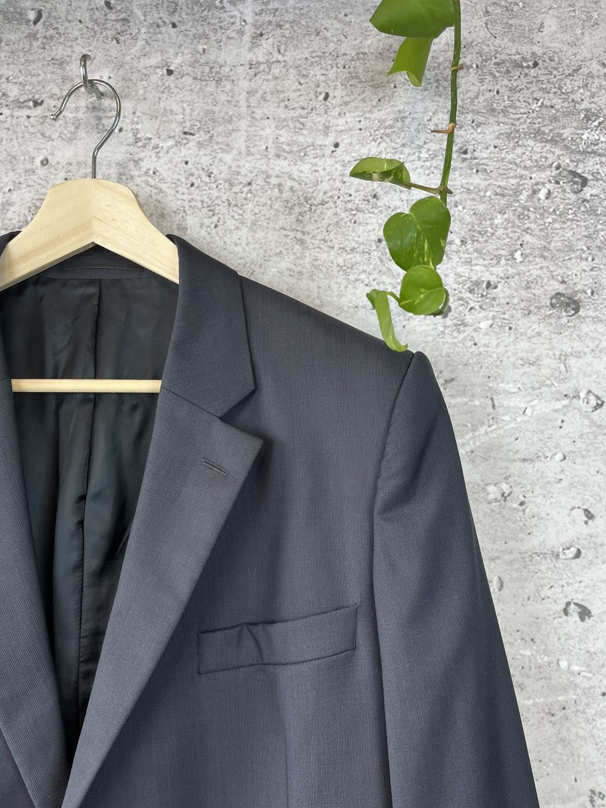 Givenchy Givenchy - dark navy suit blazer jacket France luxury 52 Size 52S - 6 Thumbnail