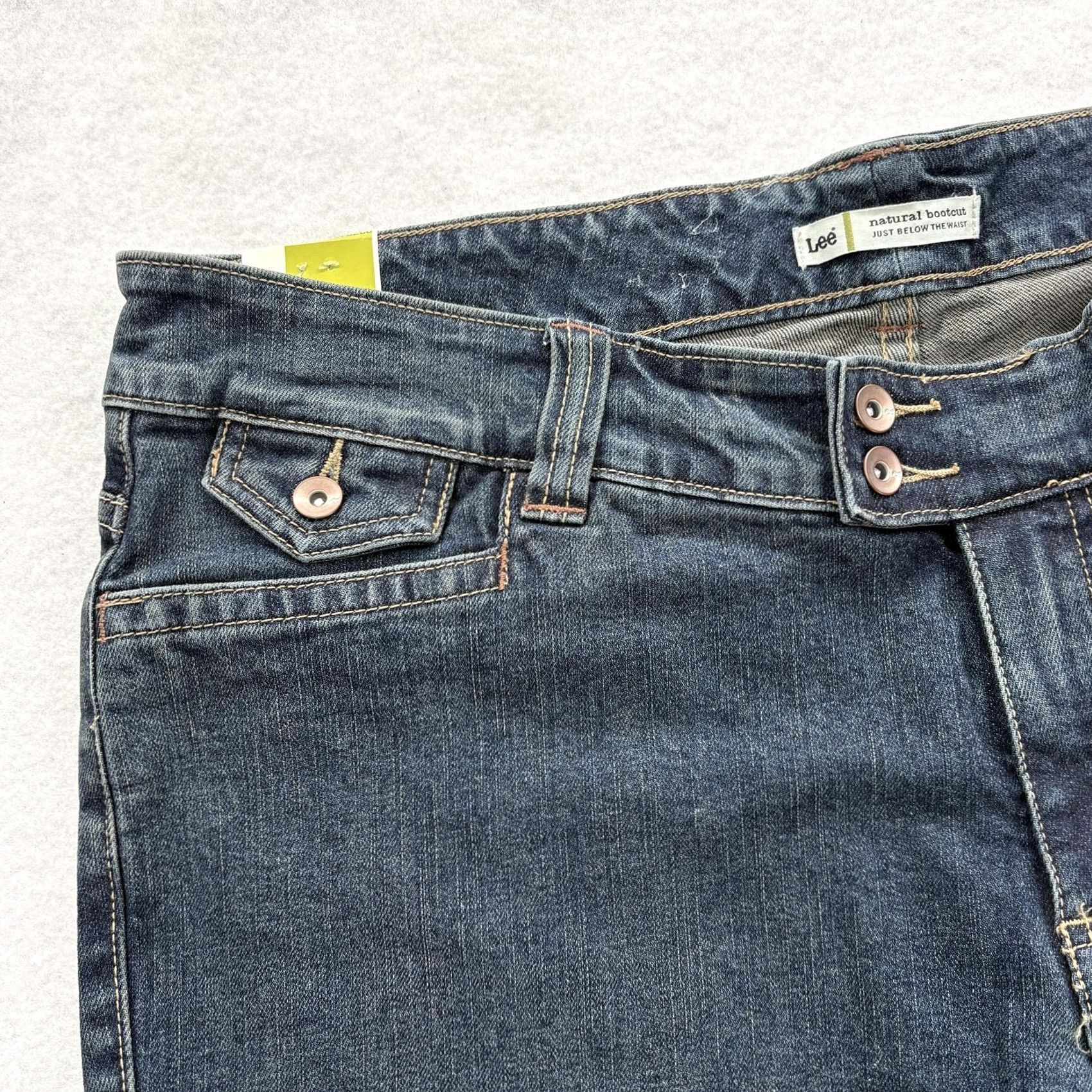 Lee Lee Bootcut Jeans Womens 20W Blue Medium Wash High Rise Stretch NWT Size 42" / US 20 - 4 Thumbnail