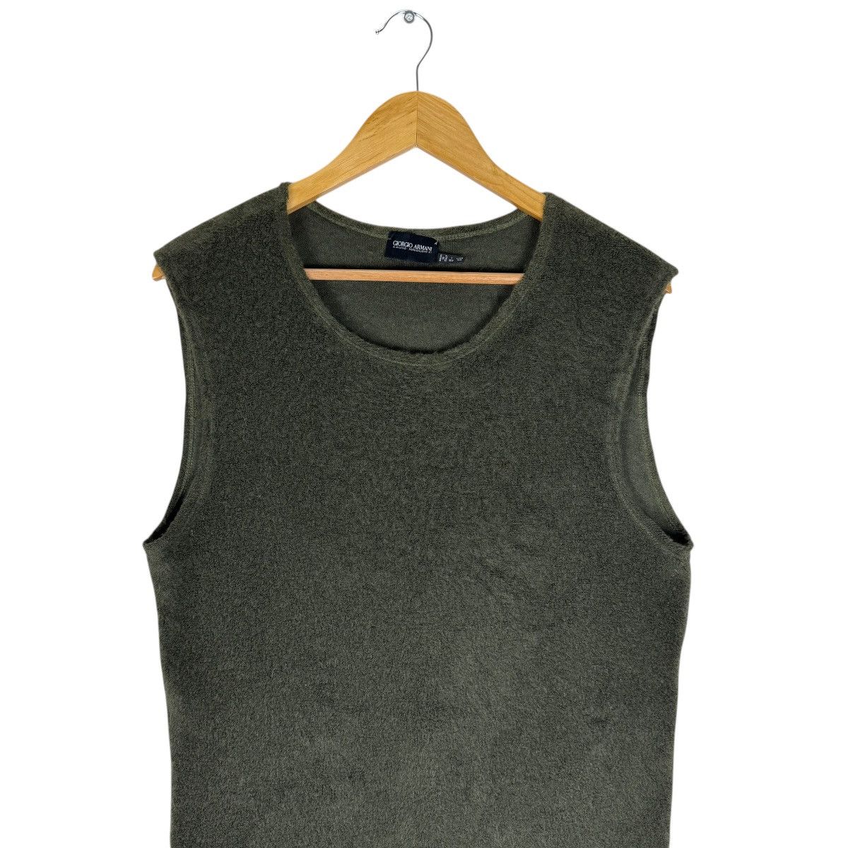 Giorgio Armani ☀️GIORGIO ARMANI MOHAIR SLEEVELESS Size US M / EU 48-50 / 2 - 2 Thumbnail