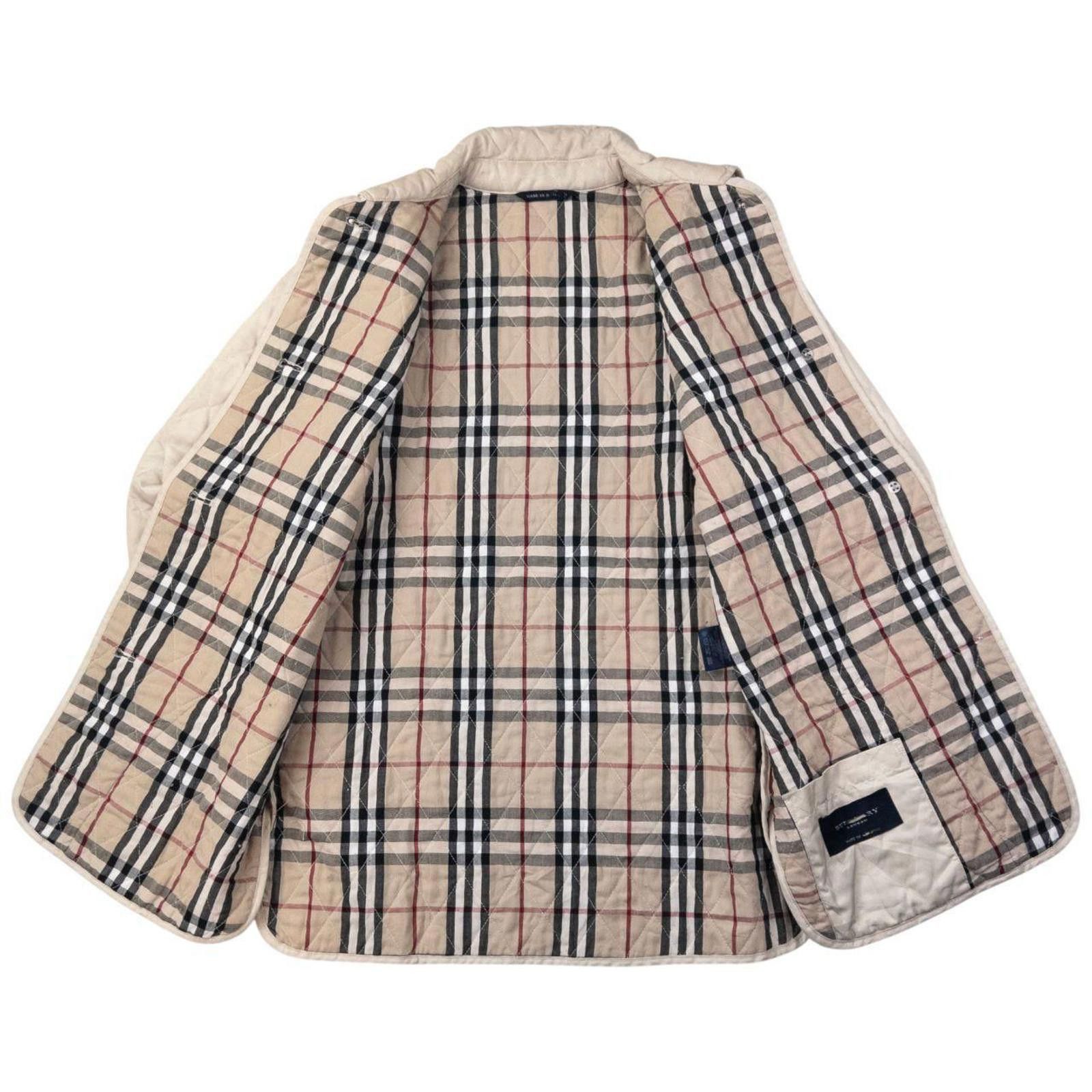 Burberry Vintage Burberry Nova Check Lined Quilted Jacket Size L Size US L / EU 52-54 / 3 - 2 Thumbnail