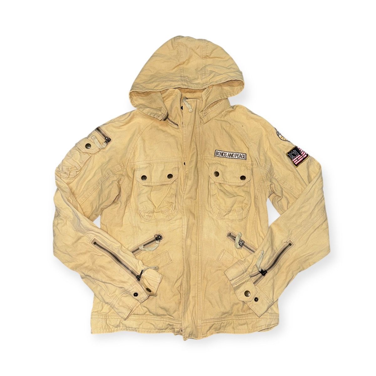 Japanese Brand BOND AND PEACE BORO STYLE ARMY JACKET Size US M / EU 48-50 / 2 - 1 Thumbnail