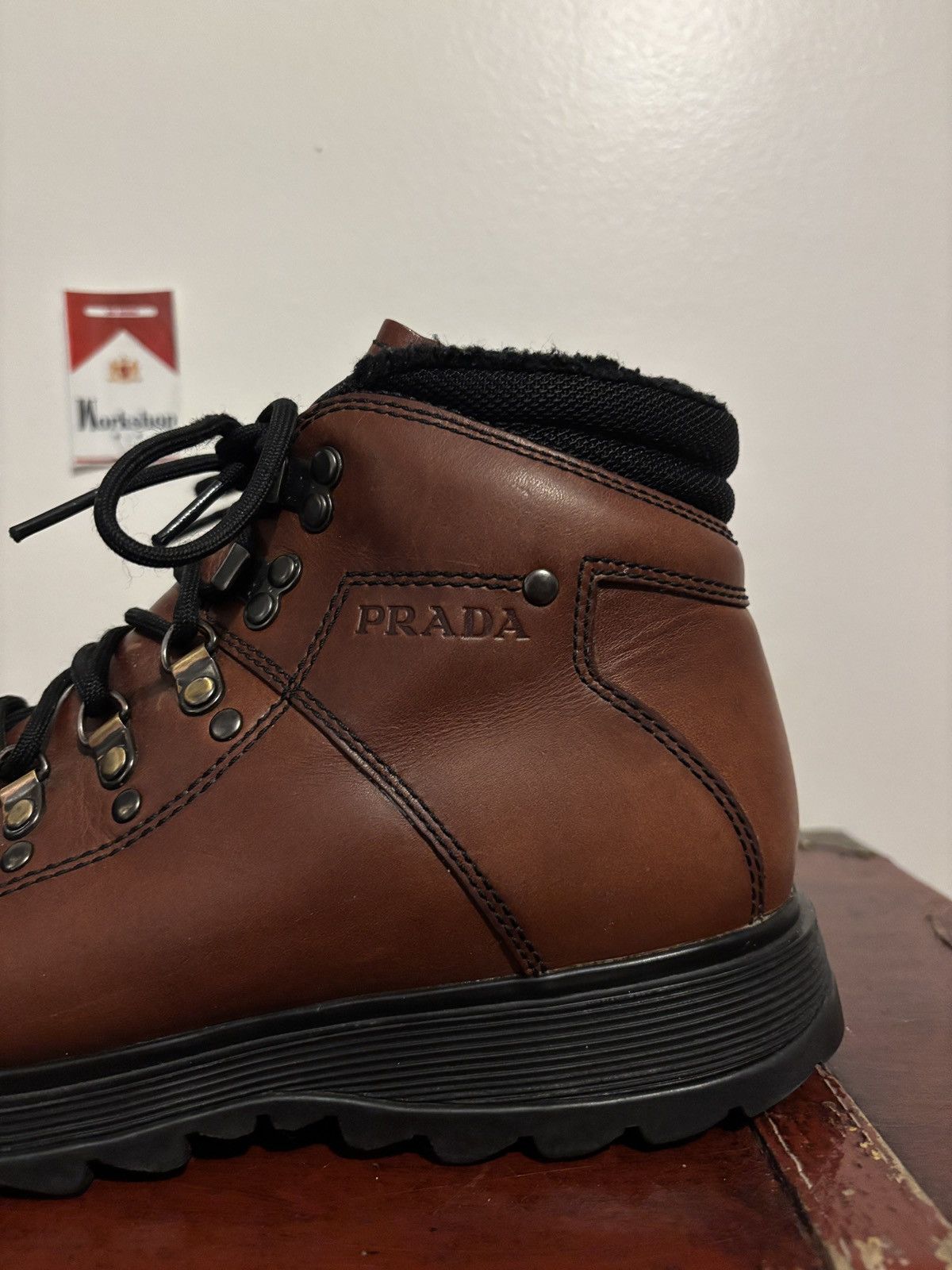 Prada Prada Hiking Boots / Vintage Linea Rossa Sport Linea Rossa Size US 8.5 / EU 41-42 - 24 Thumbnail
